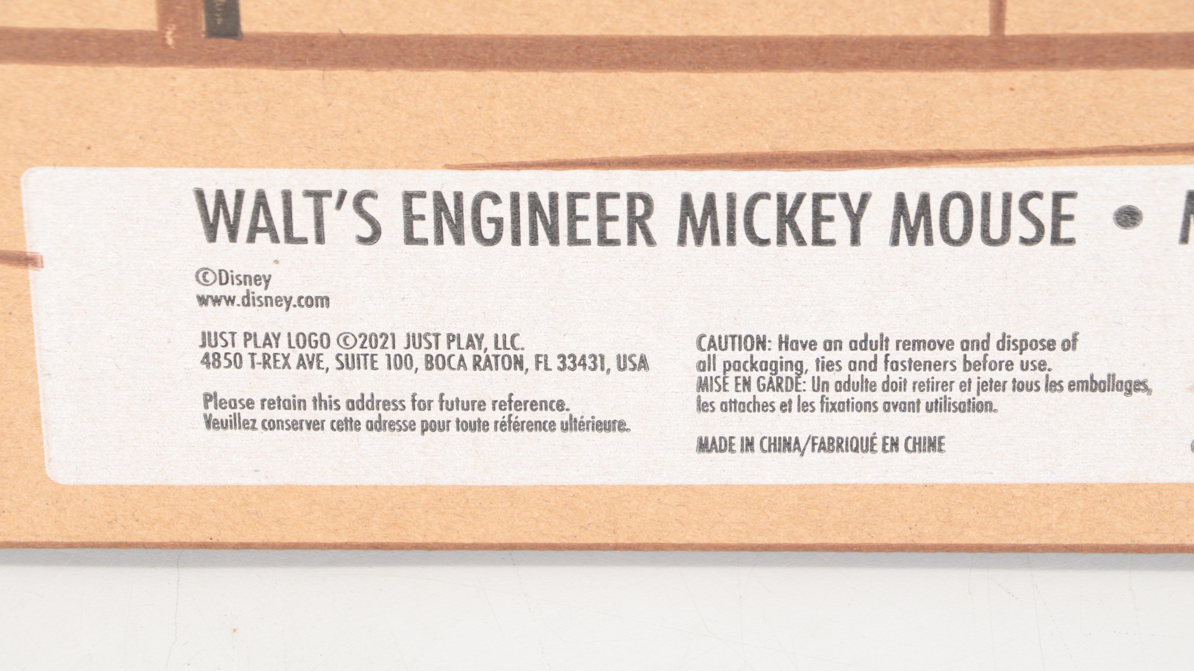 Disney Special Edition "Walt's Engineer Mickey Mouse" Stuffed Toy, 2021