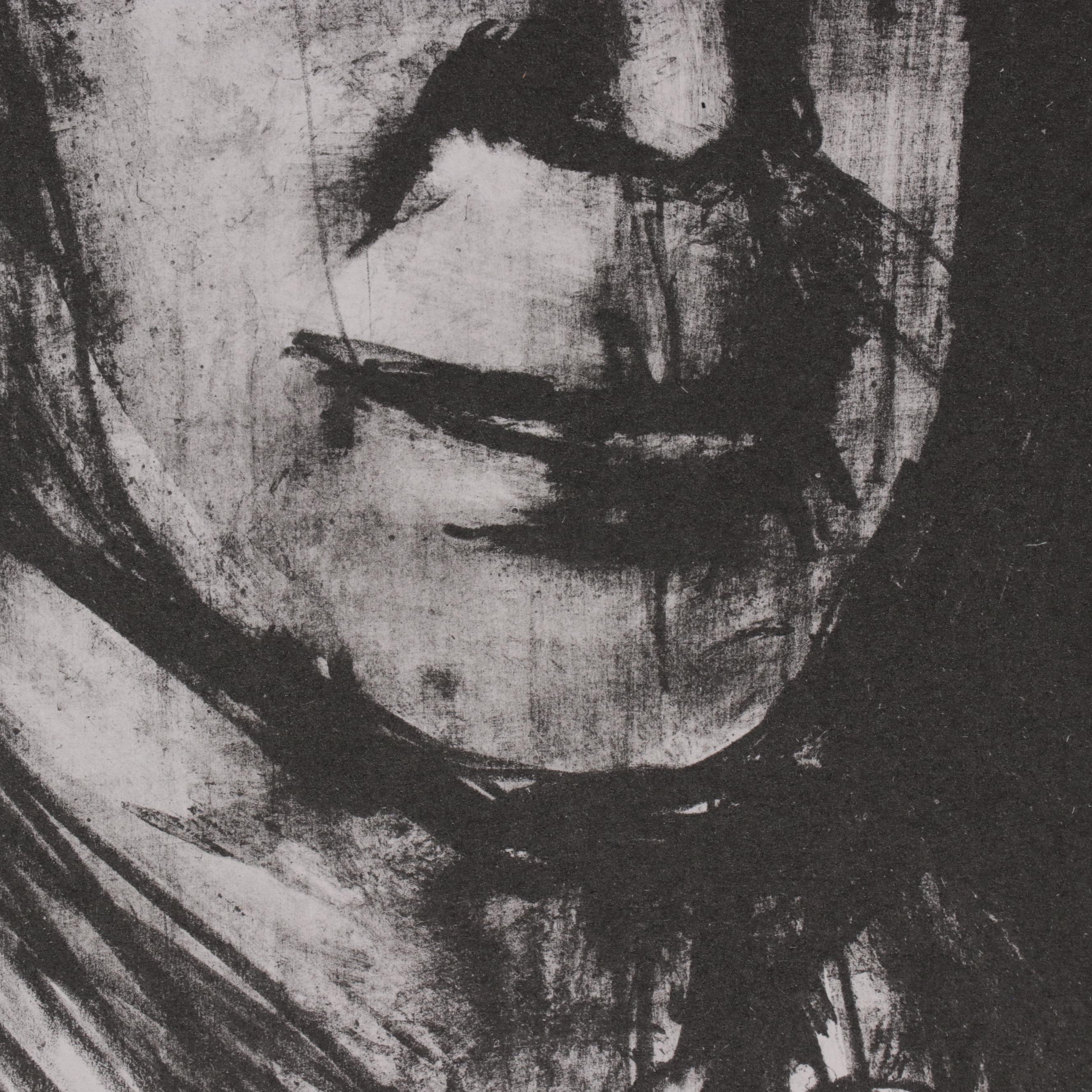 Sidney Chafetz Lithograph "Dr. Stan Cohen, MD," 2005