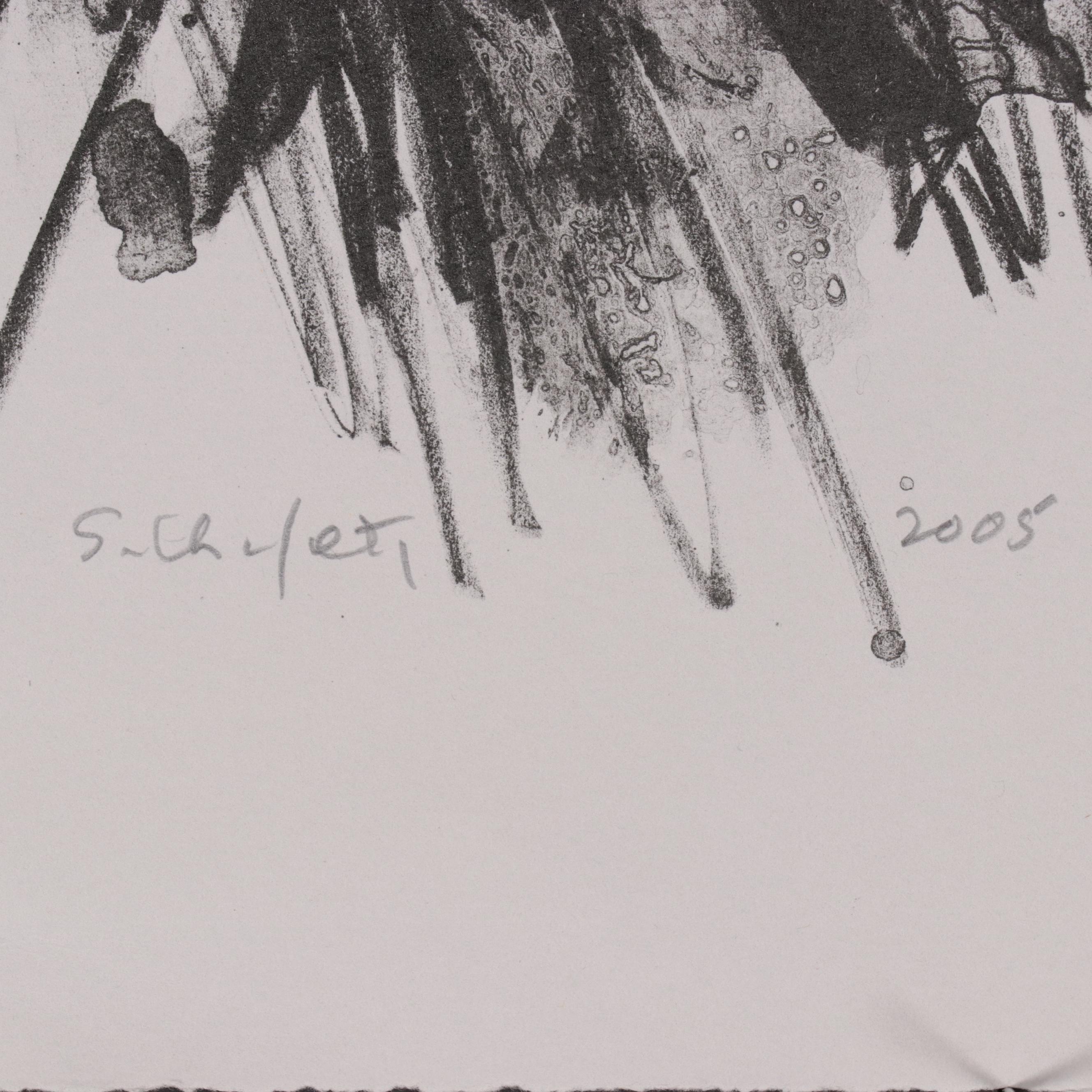 Sidney Chafetz Lithograph "Dr. Stan Cohen, MD," 2005