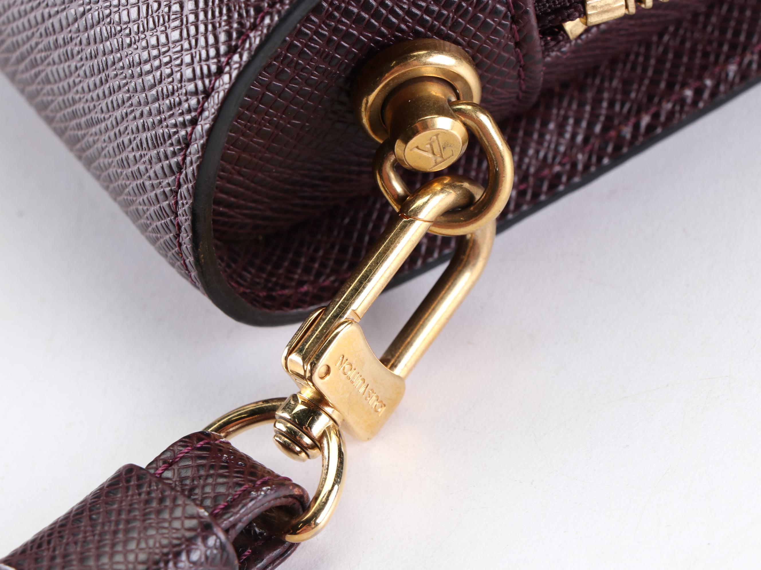 Louis Vuitton Pochette Baïkal Clutch Bag in Taïga Leather