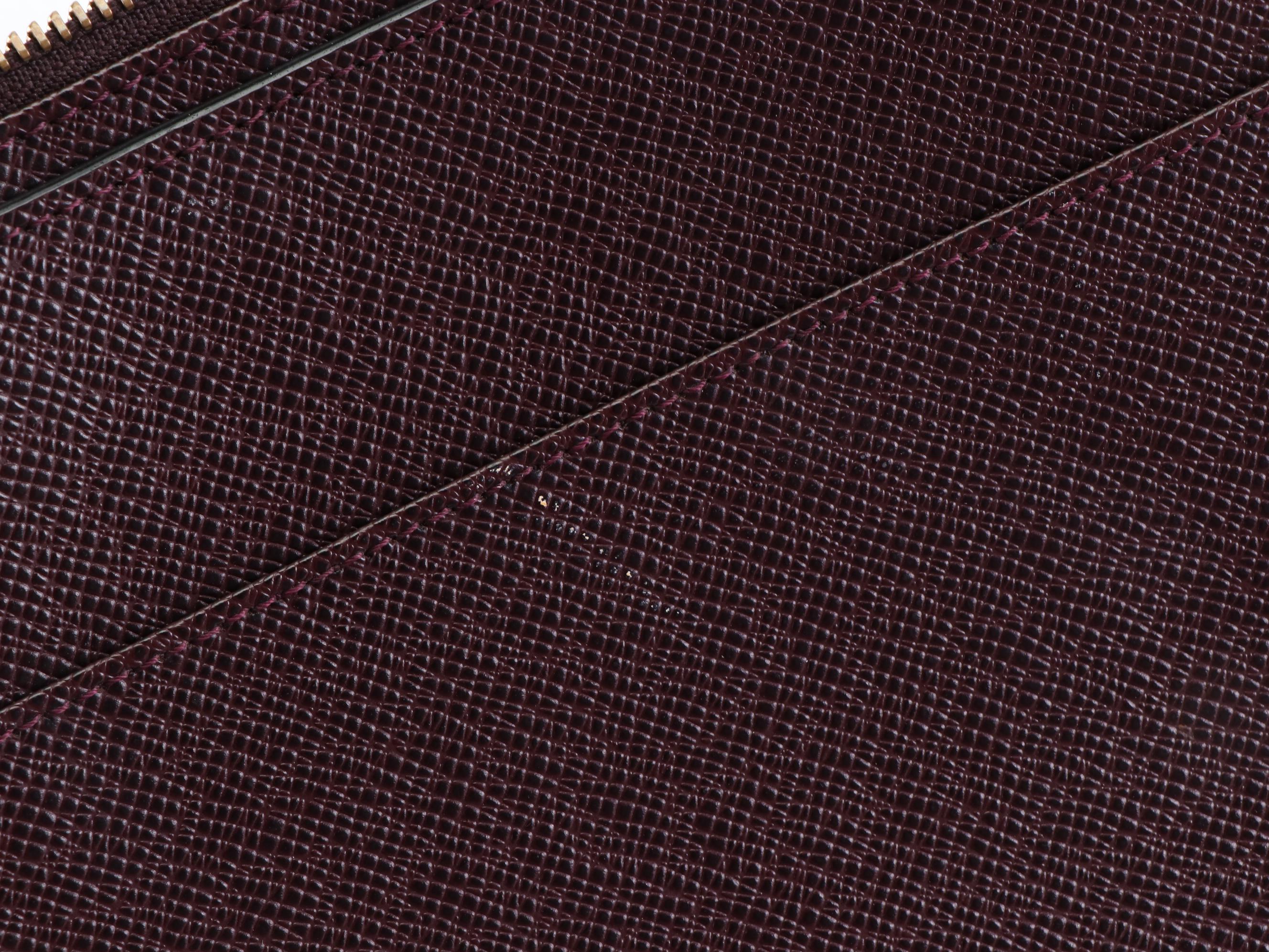 Louis Vuitton Pochette Baïkal Clutch Bag in Taïga Leather