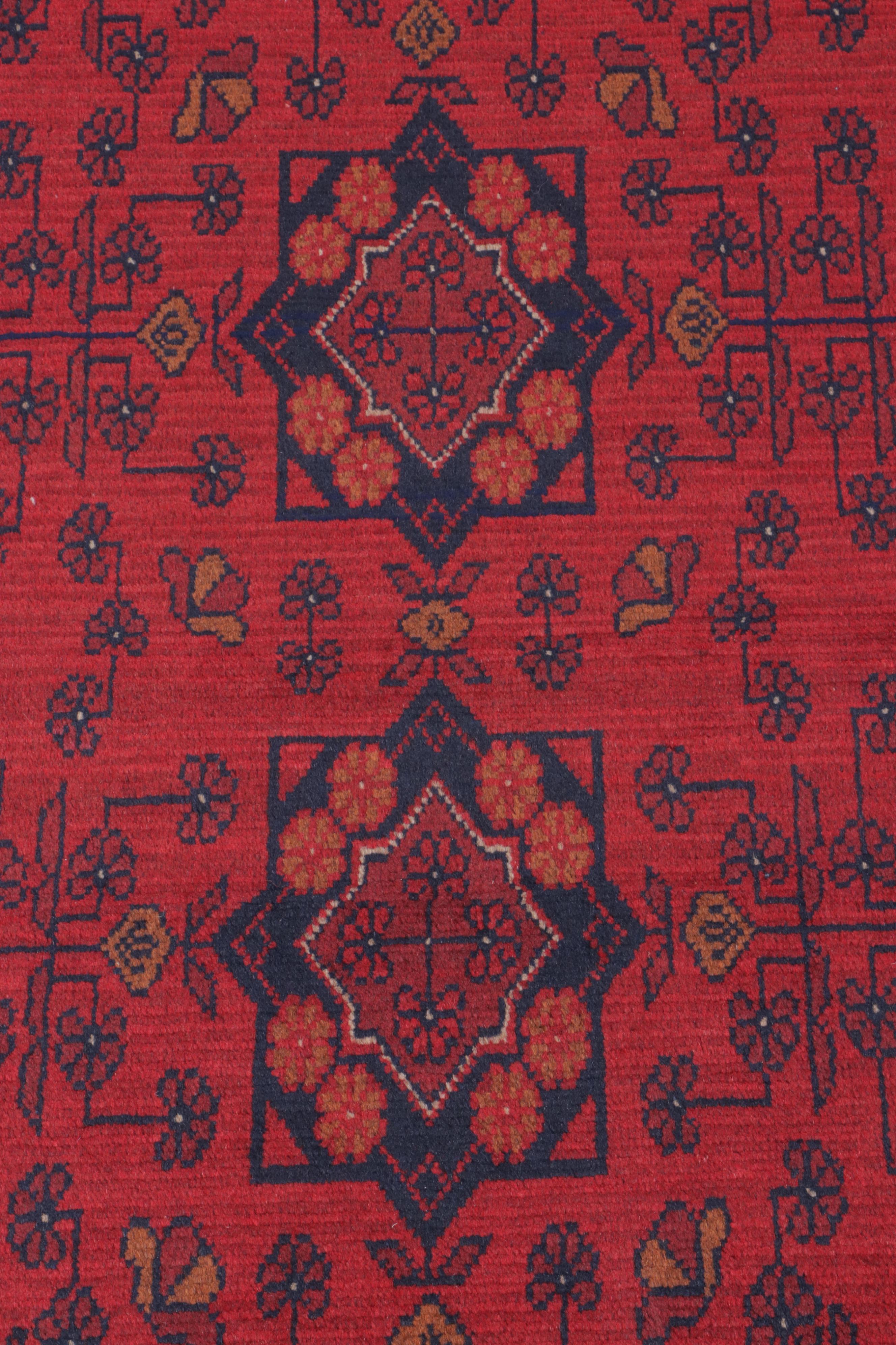 3'4 x 5' Hand-Knotted Afghan Kunduz Area Rug