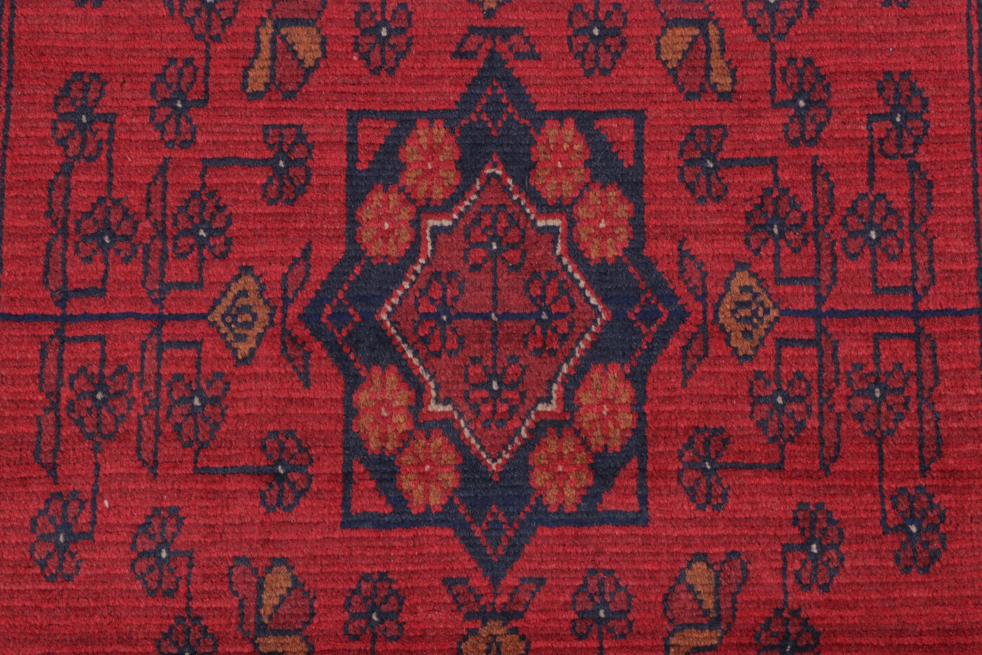 3'4 x 5' Hand-Knotted Afghan Kunduz Area Rug