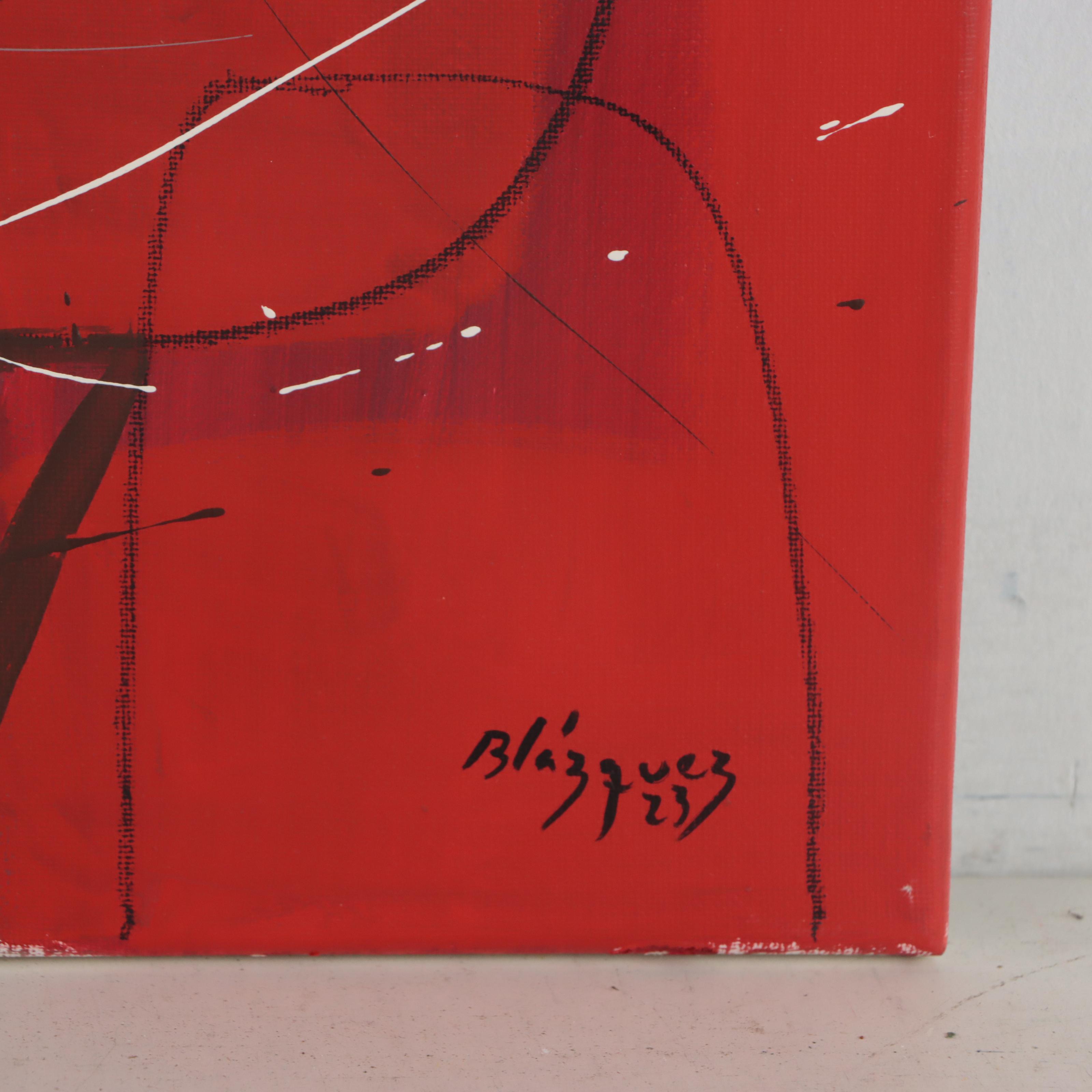 Michel Blázquez Acrylic Painting "Abstract #310," 2023