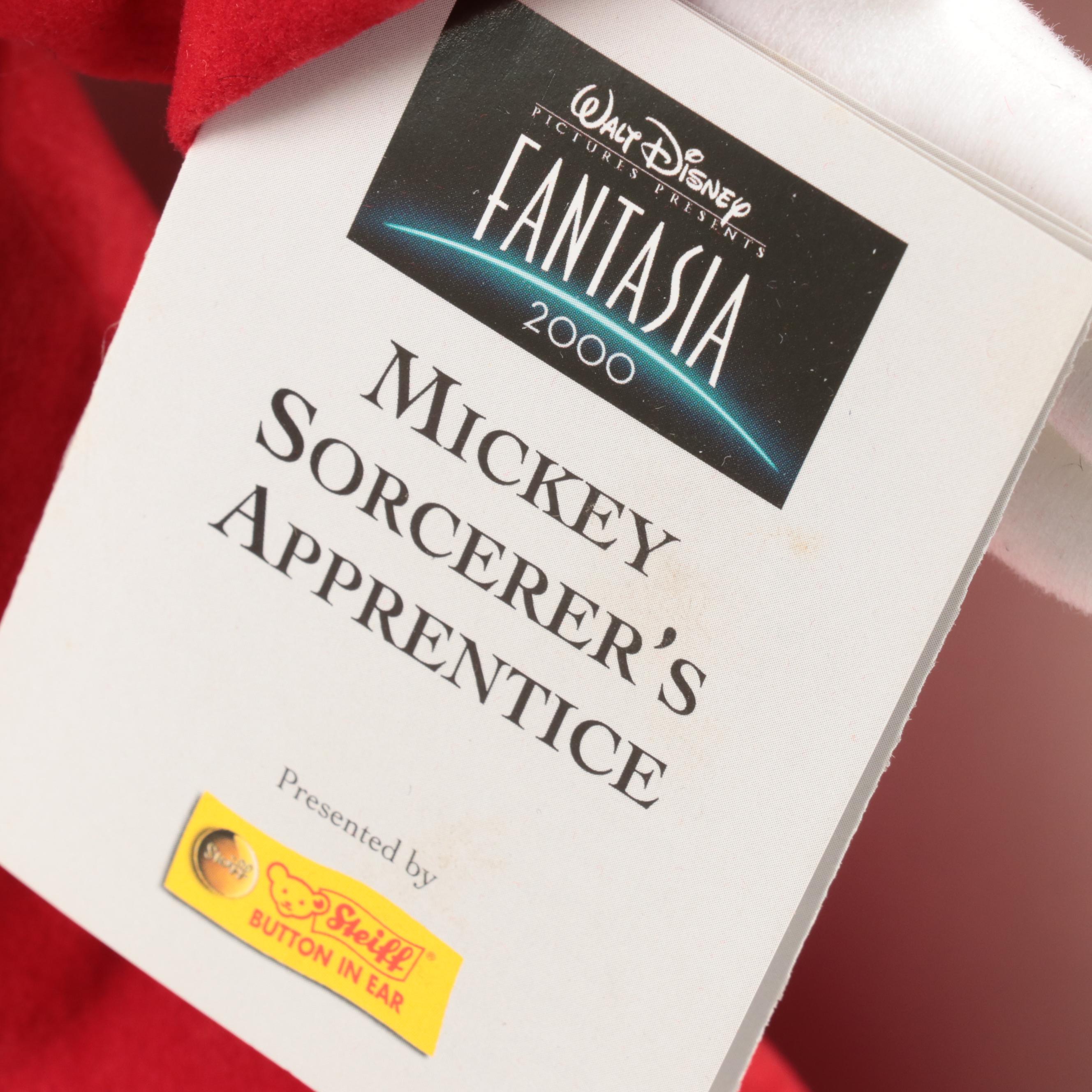 Steiff Walt Disney Fantasia 2000 "Mickey Sorcerer's Apprentice" Plush