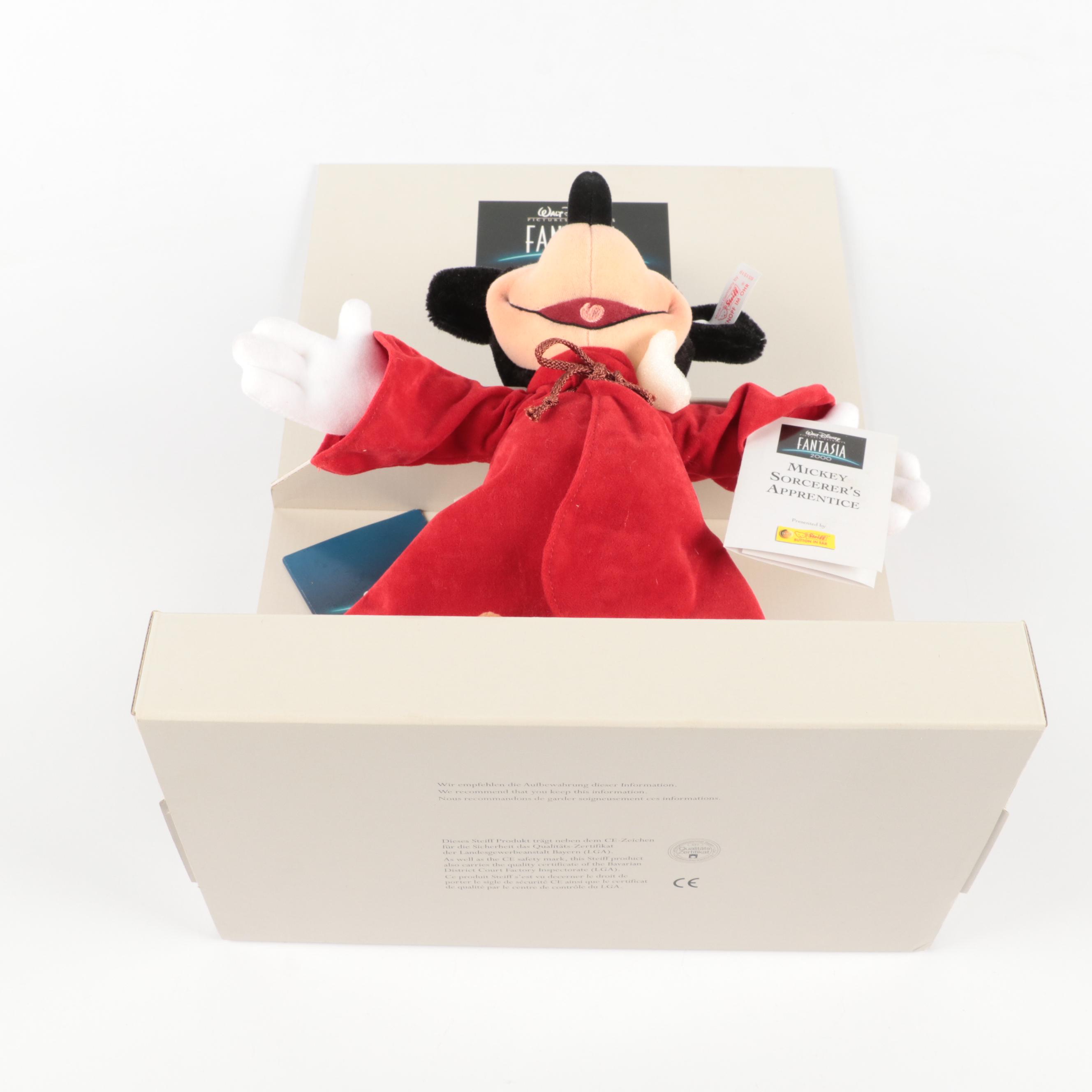 Steiff Walt Disney Fantasia 2000 "Mickey Sorcerer's Apprentice" Plush