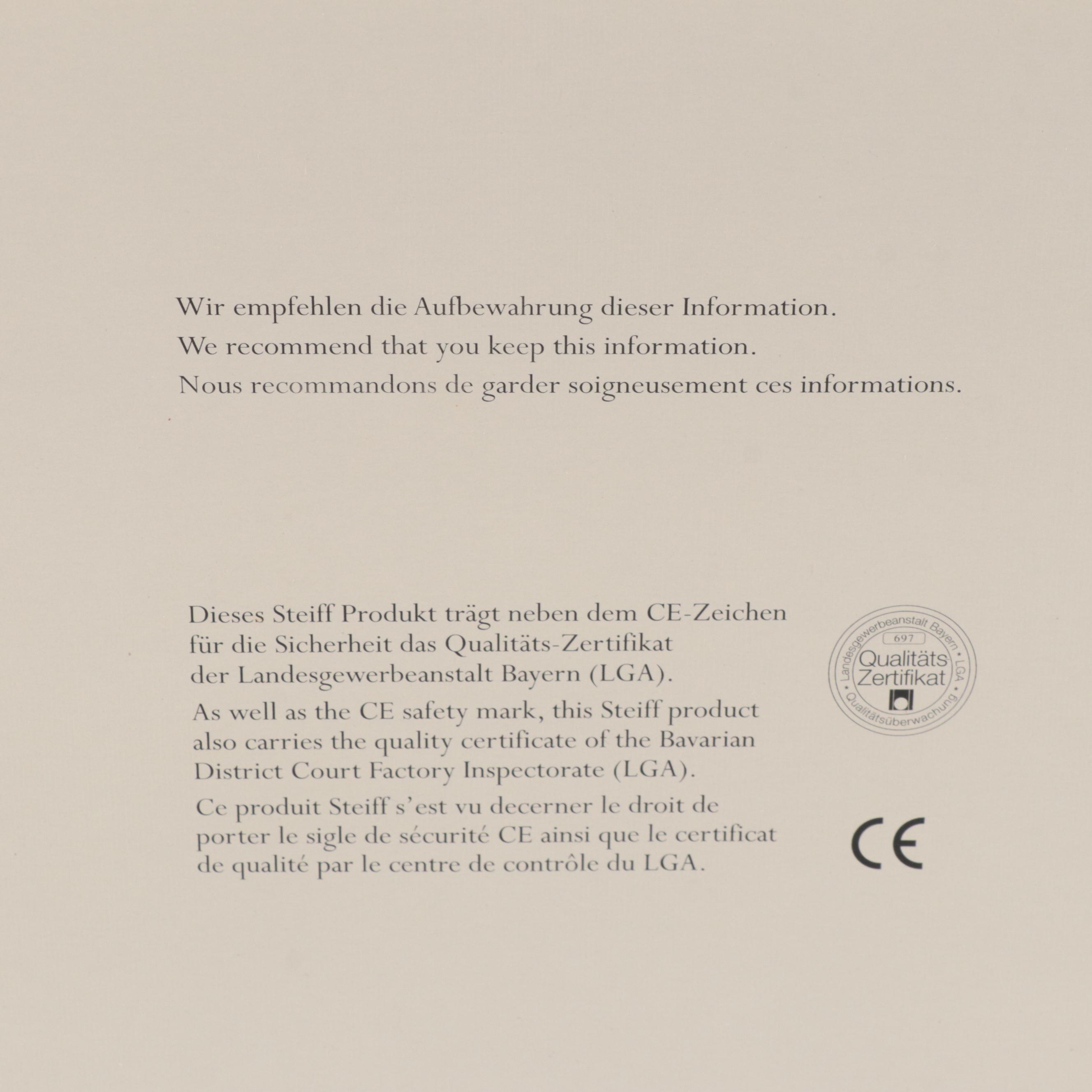 Steiff Walt Disney Fantasia 2000 "Mickey Sorcerer's Apprentice" Plush