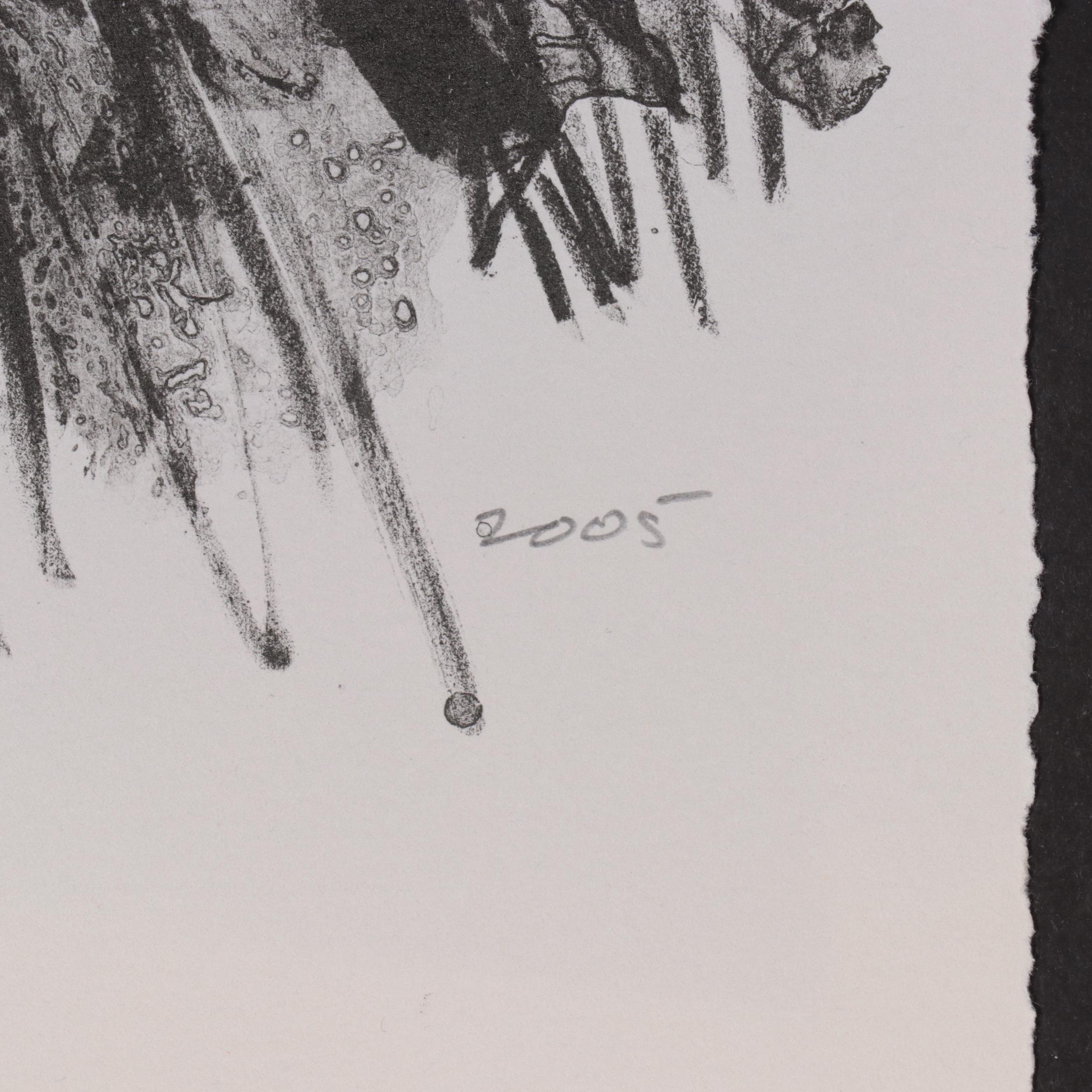 Sidney Chafetz Lithograph "Dr. Stan Cohen, MD," 2005