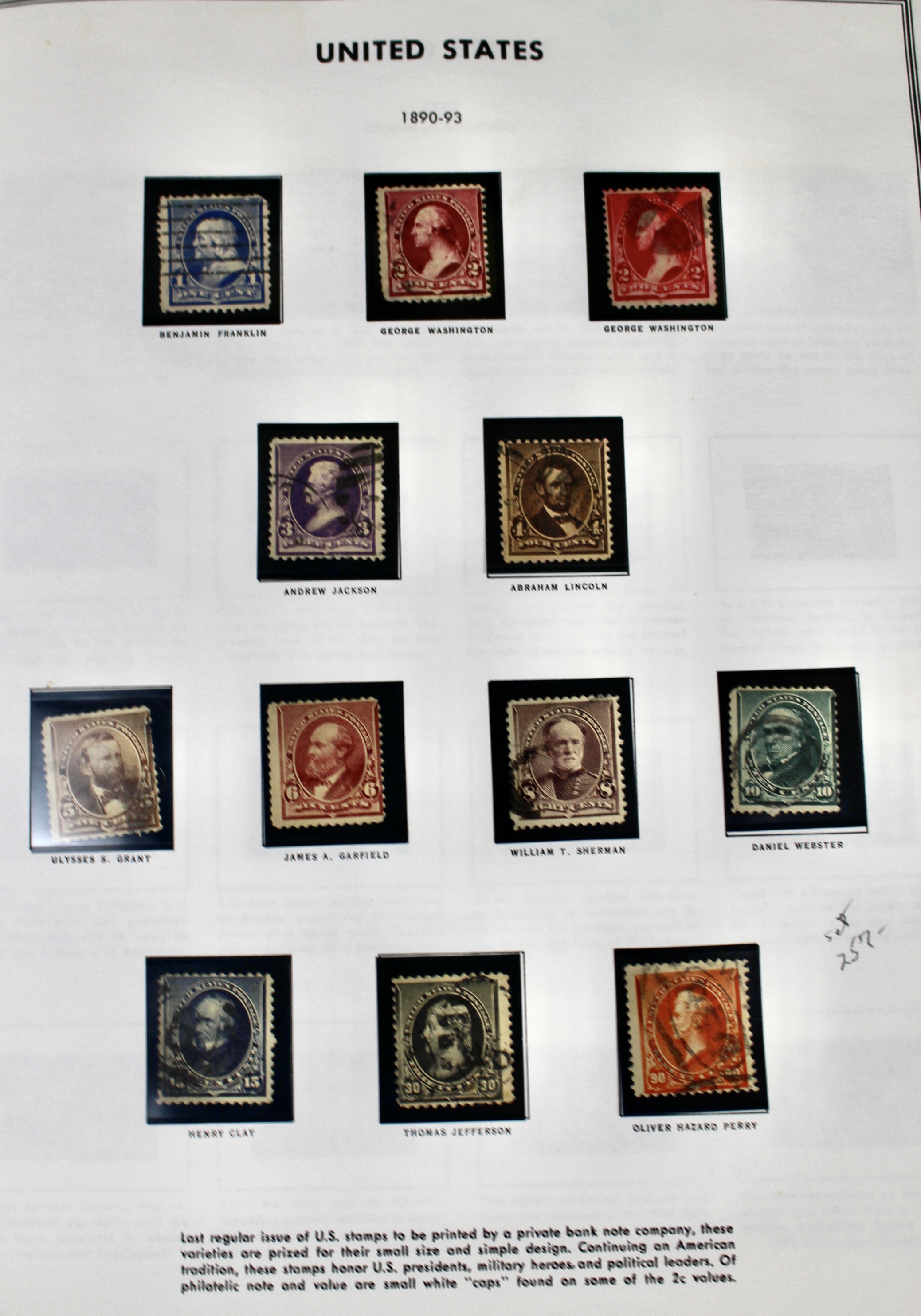 U.S. Postage Stamp Collection, 1851 to 1969