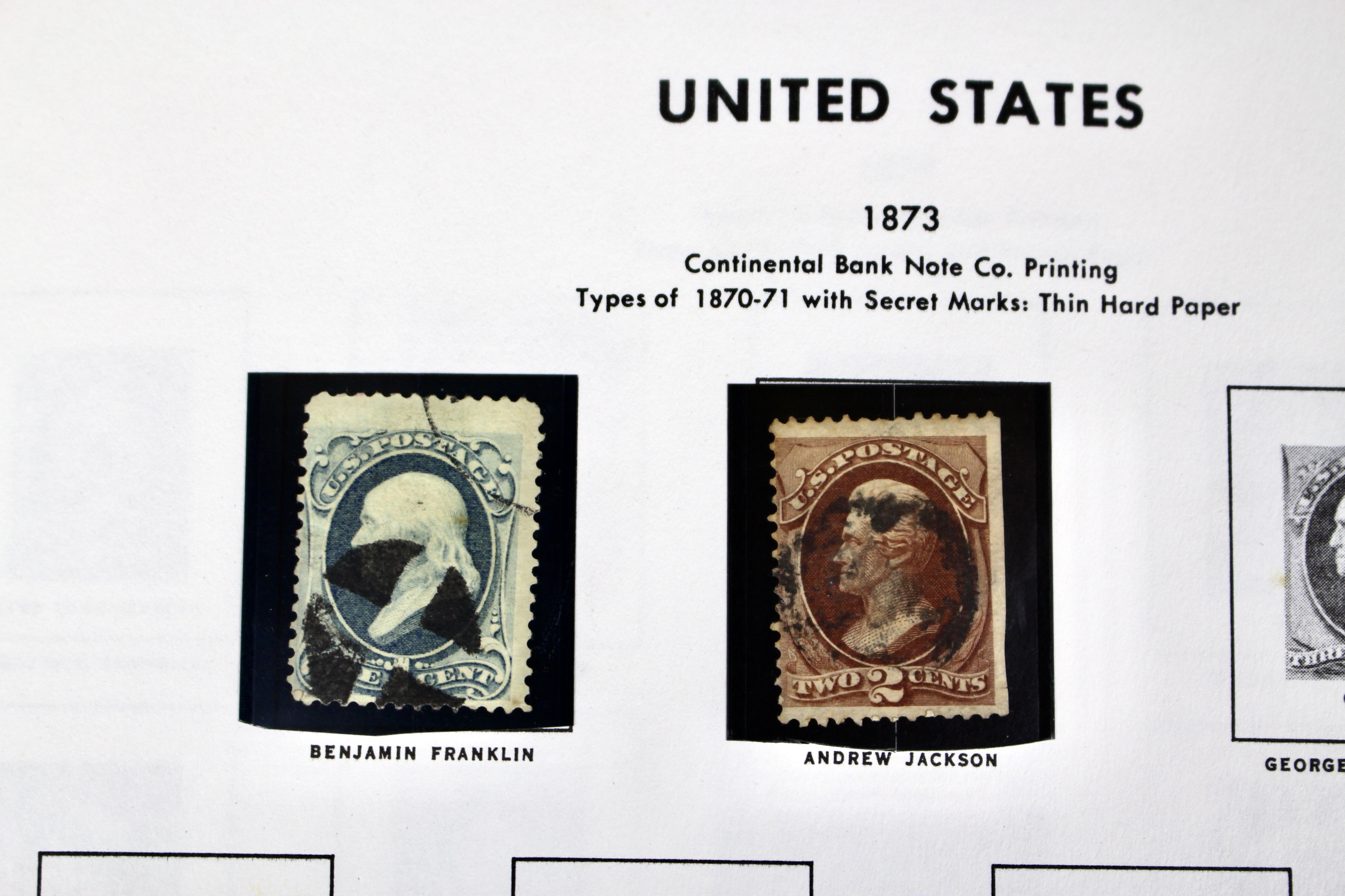 U.S. Postage Stamp Collection, 1851 to 1969