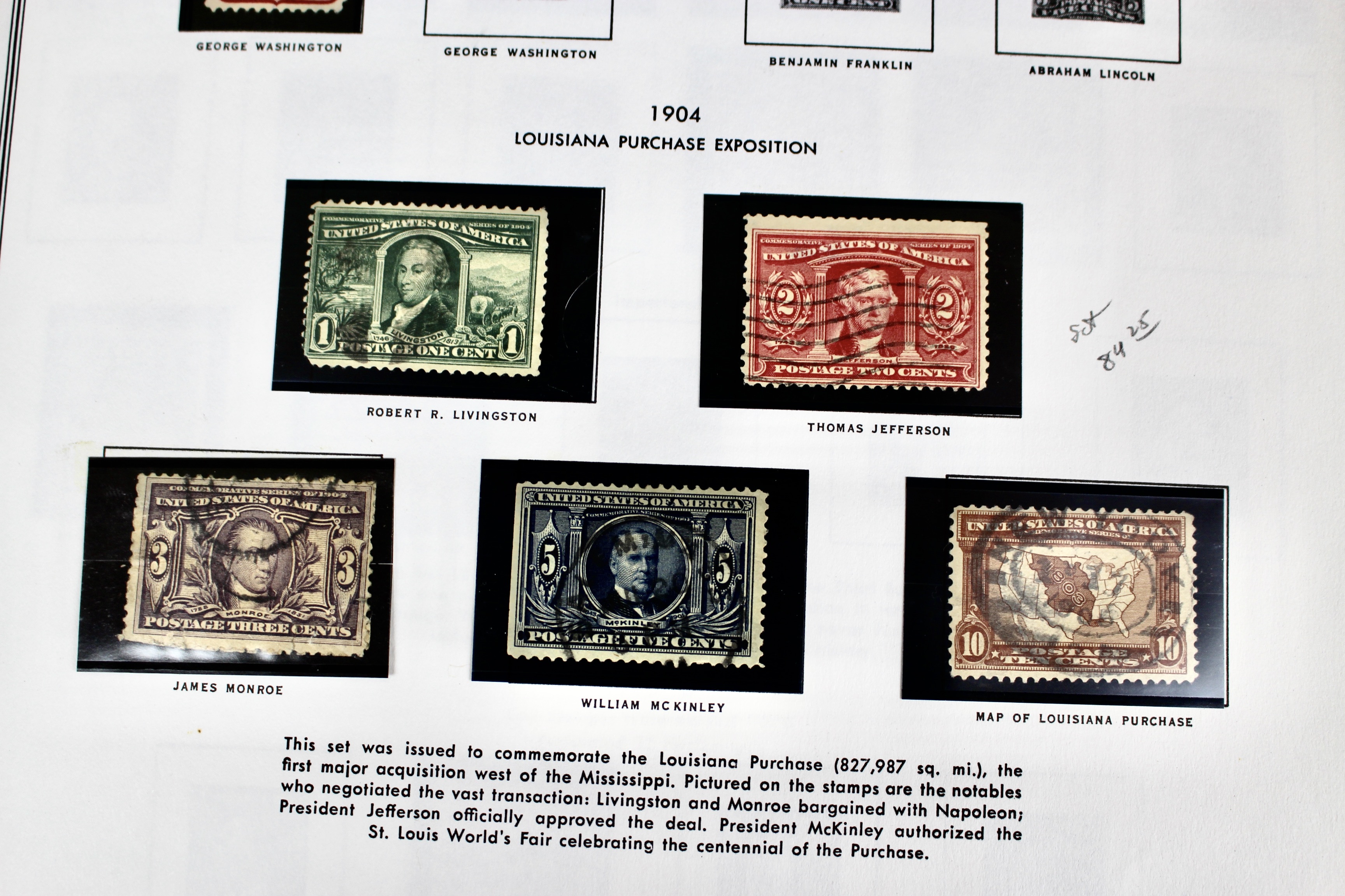 U.S. Postage Stamp Collection, 1851 to 1969