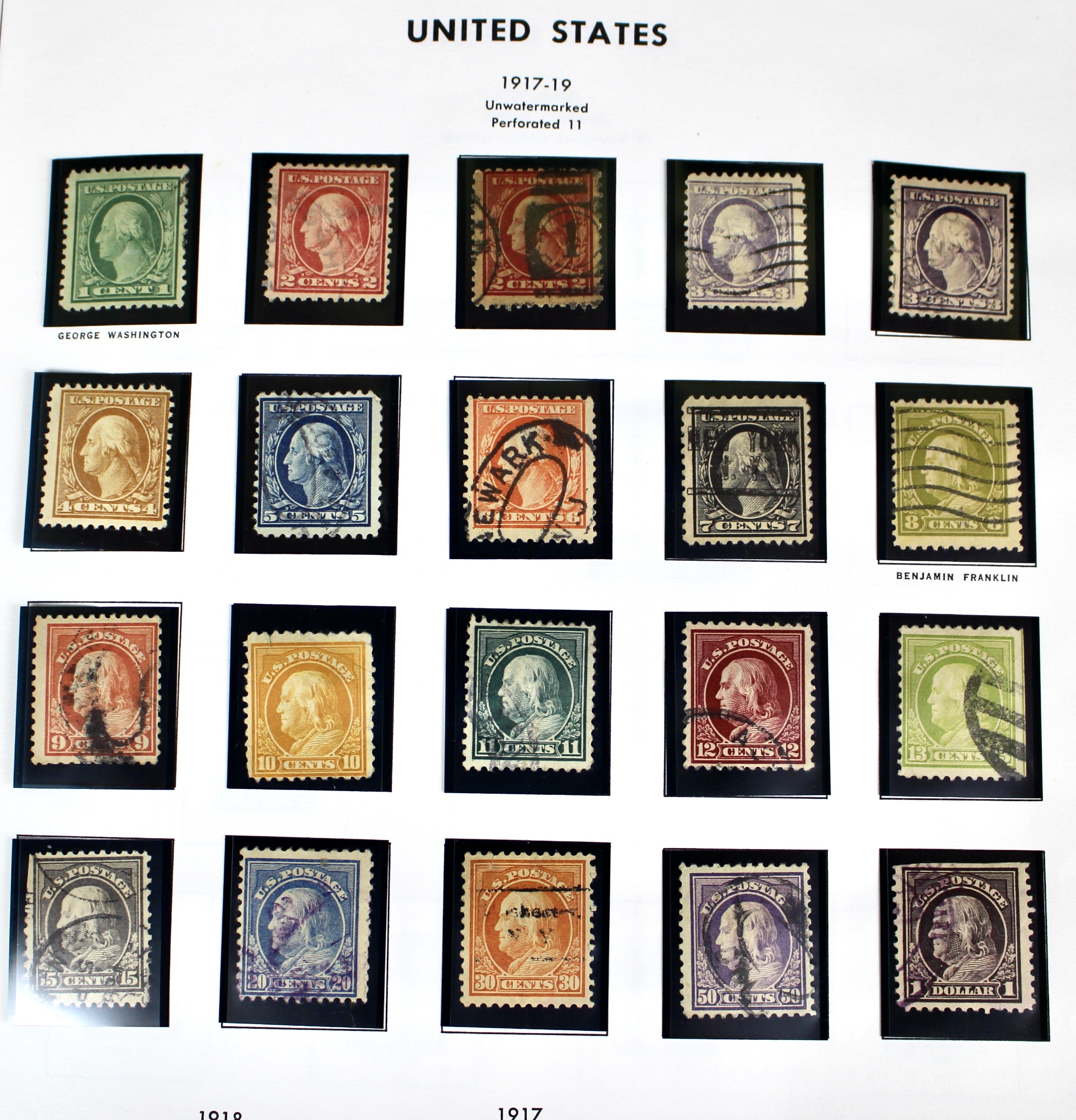 U.S. Postage Stamp Collection, 1851 to 1969