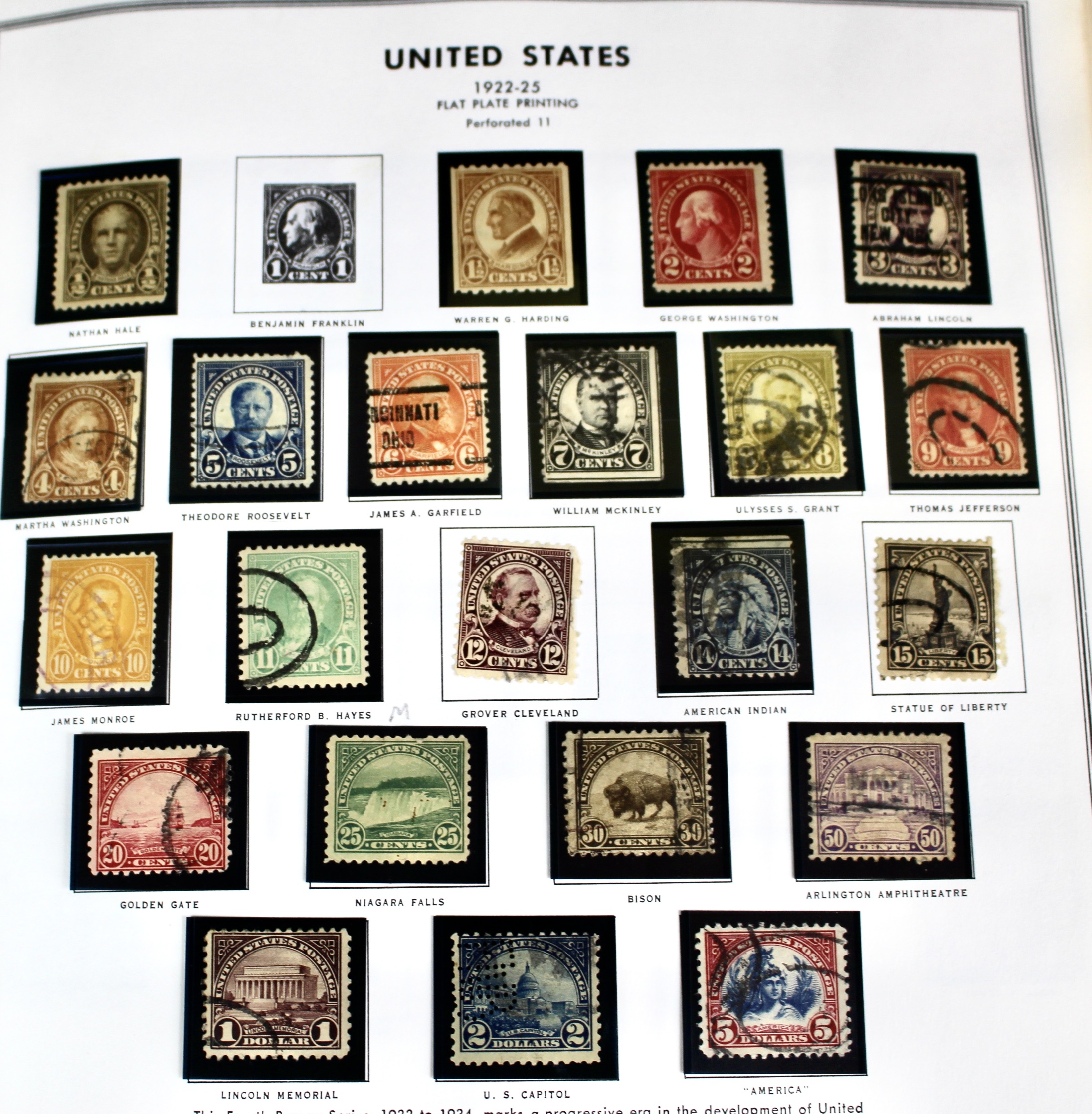 U.S. Postage Stamp Collection, 1851 to 1969