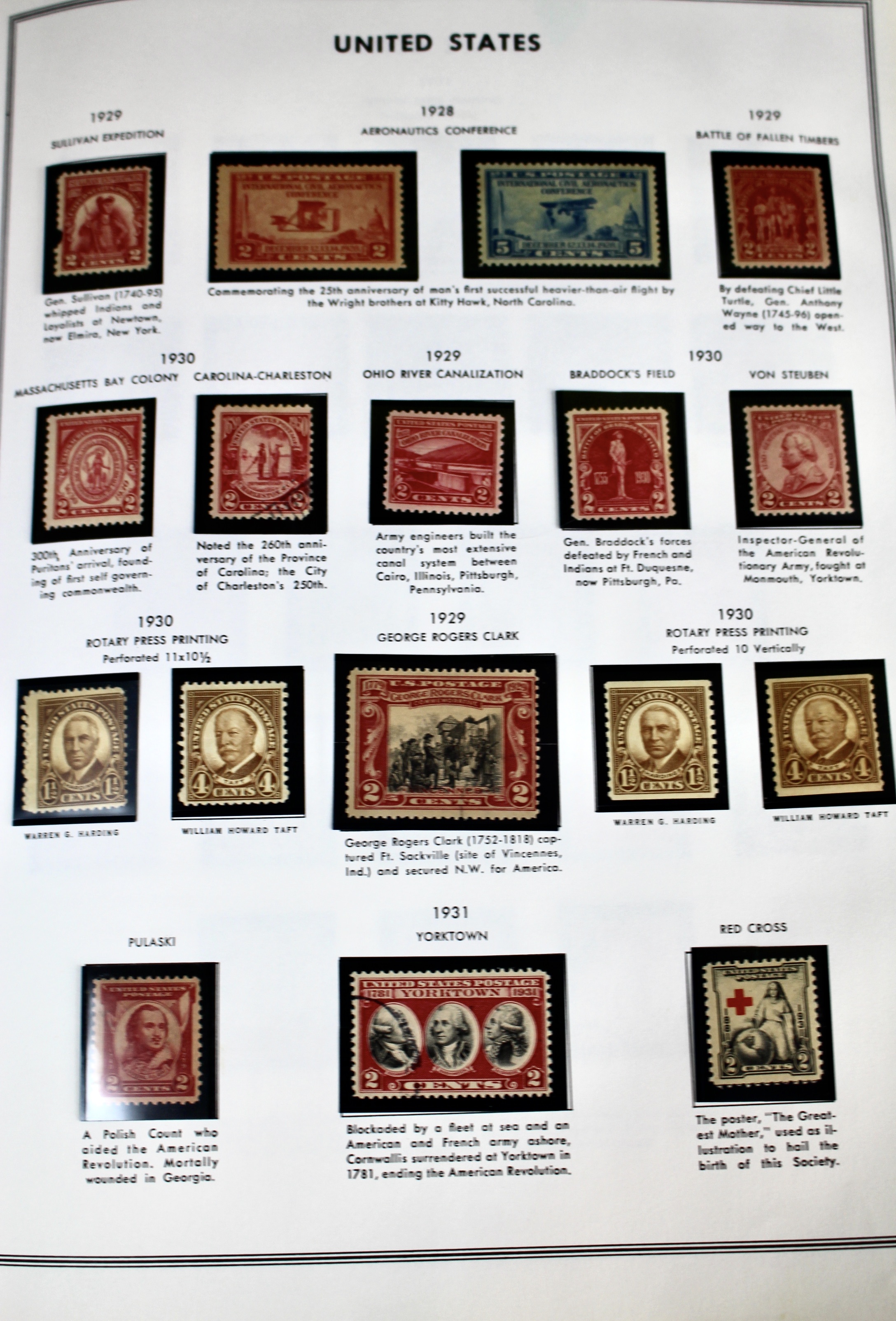 U.S. Postage Stamp Collection, 1851 to 1969