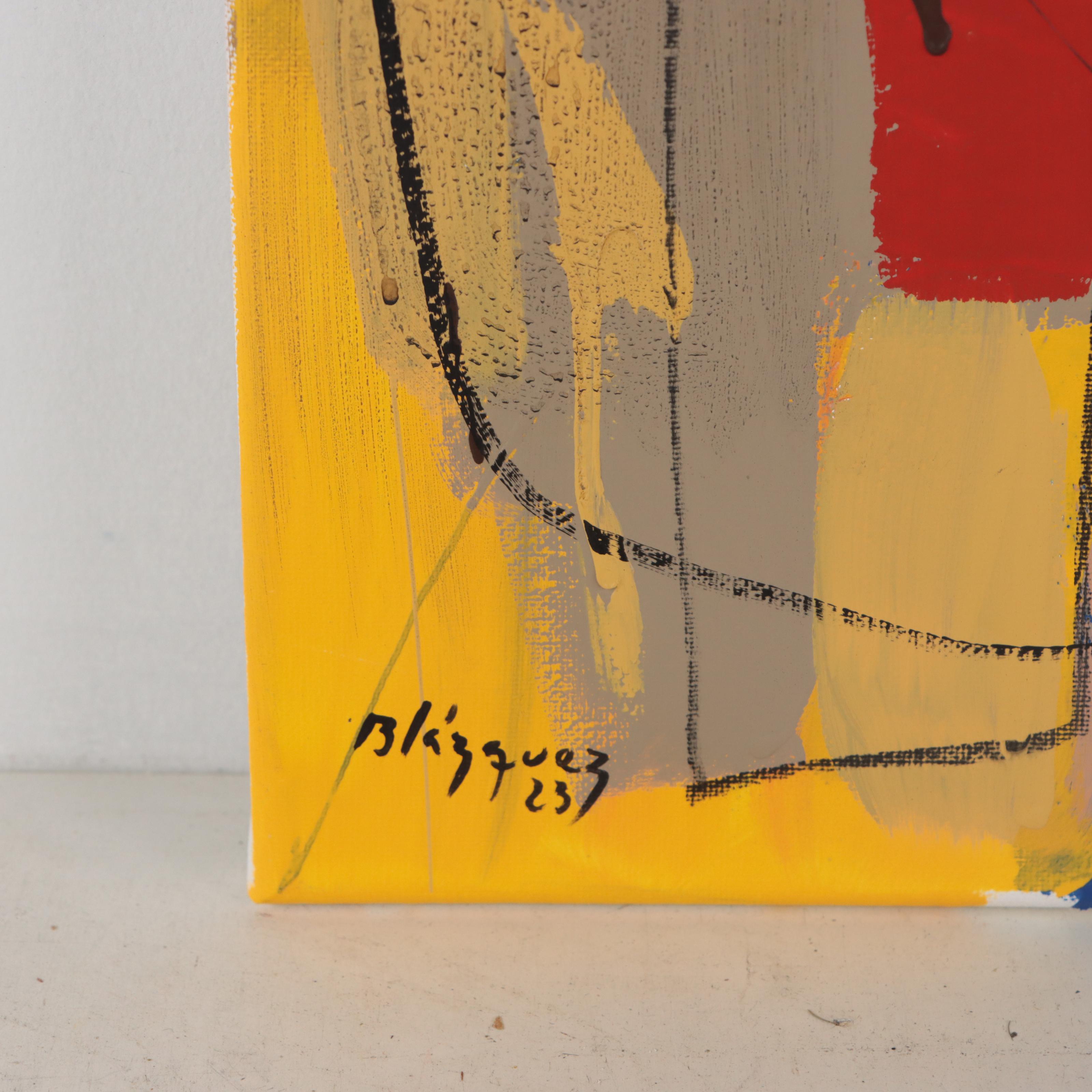 Michel Blázquez Acrylic Painting "Abstract #312," 2023