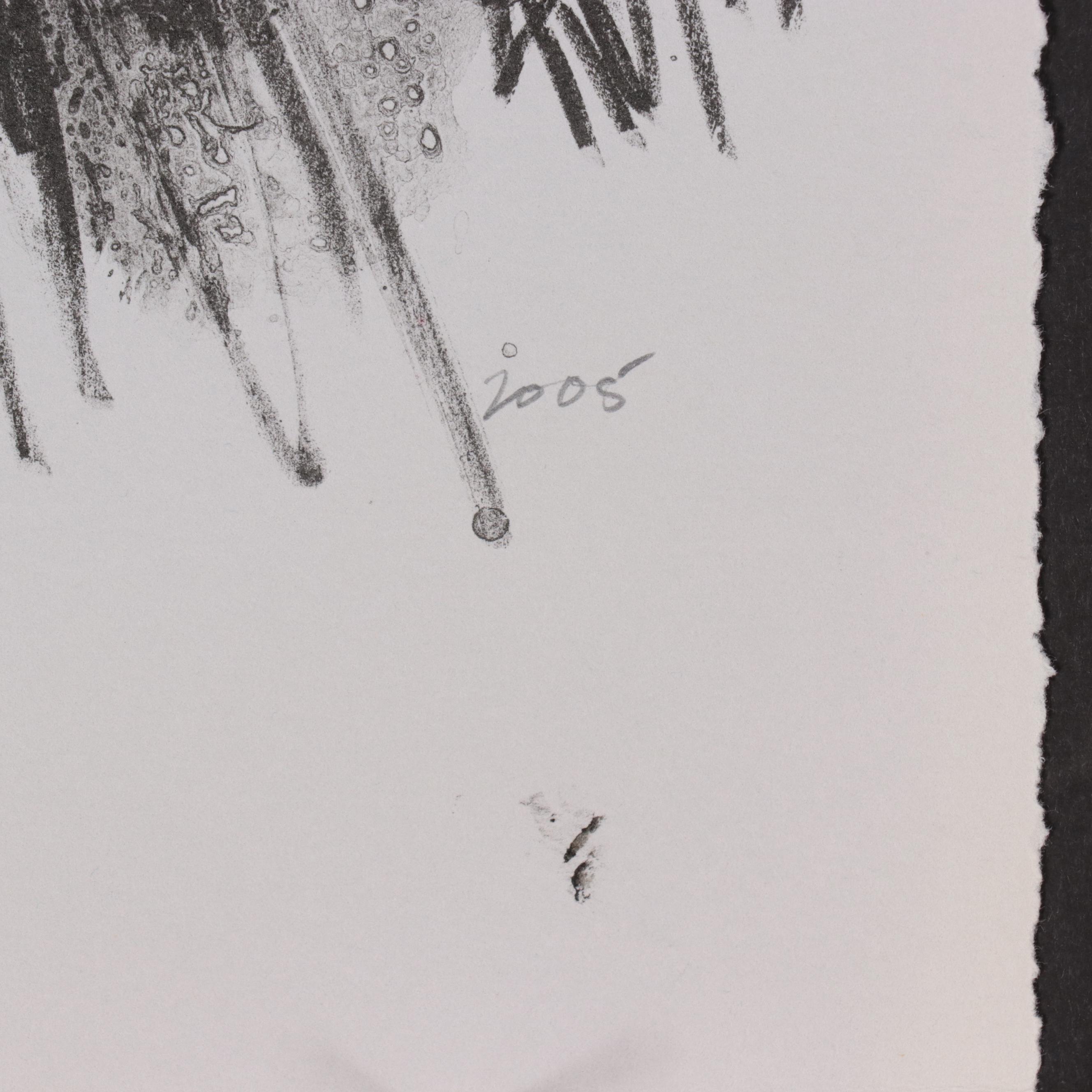 Sidney Chafetz Lithograph "Dr. Stan Cohen, Poet," 2005