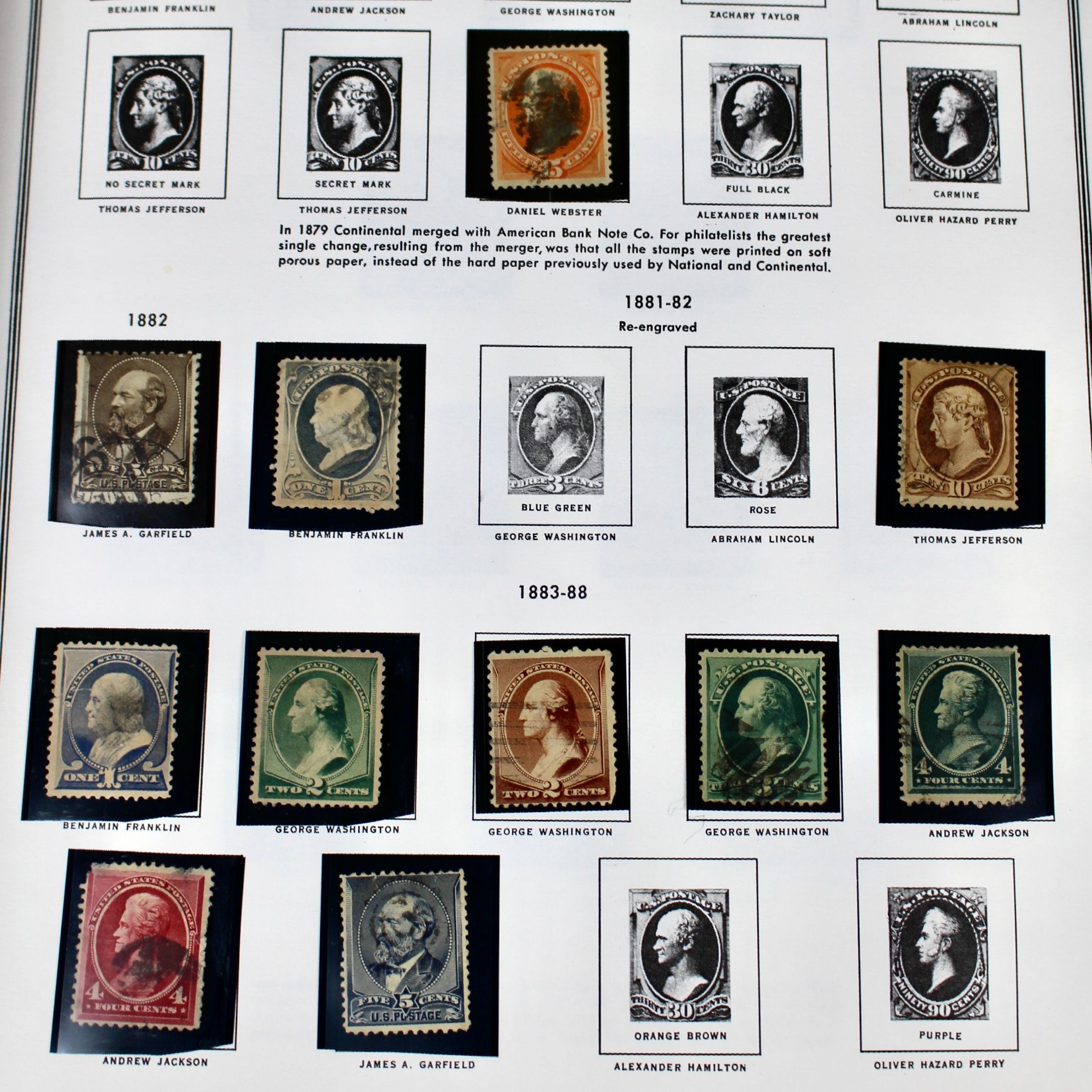 U.S. Postage Stamp Collection, 1851 to 1969