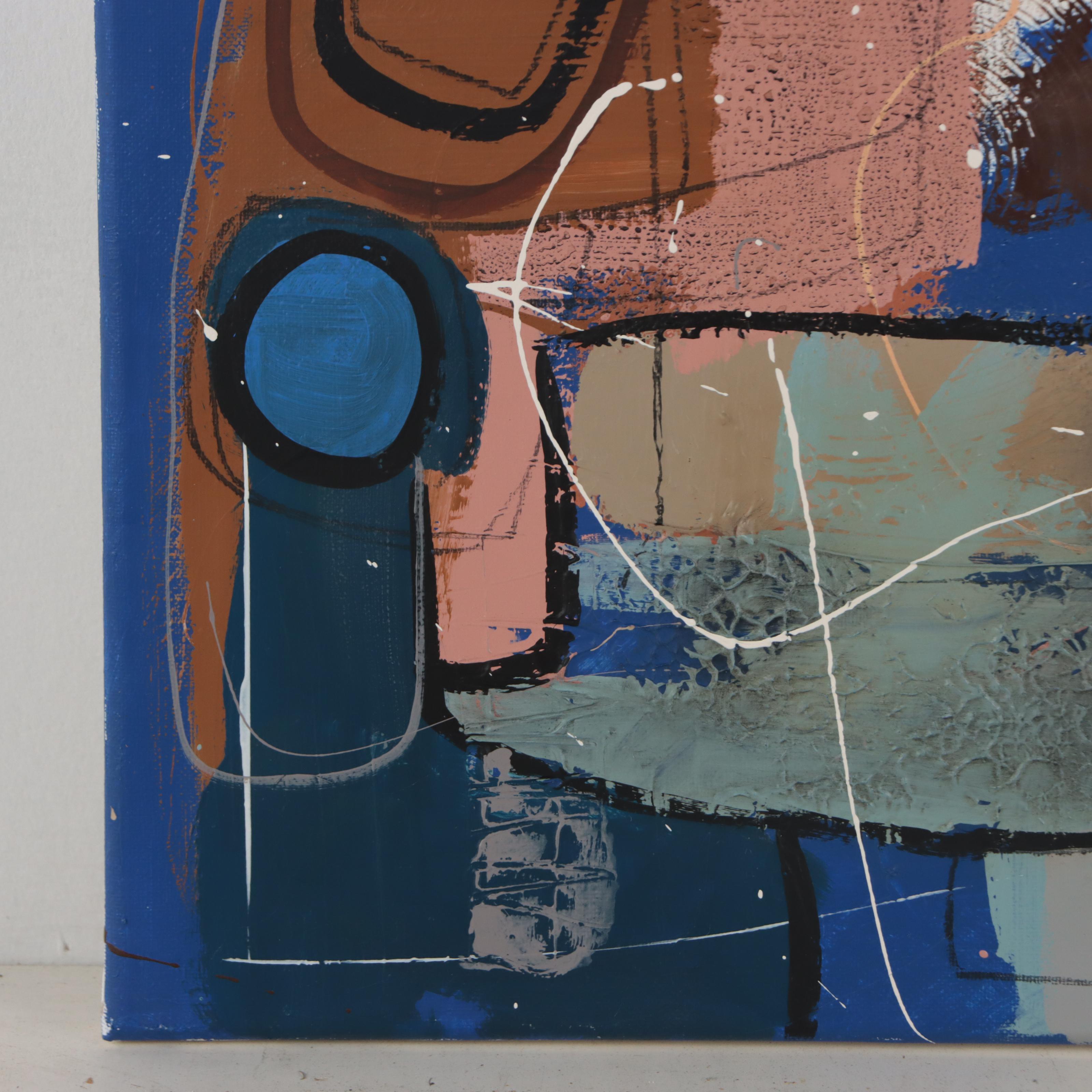 Michel Blázquez Mixed Media Painting "Abstract #314," 2023