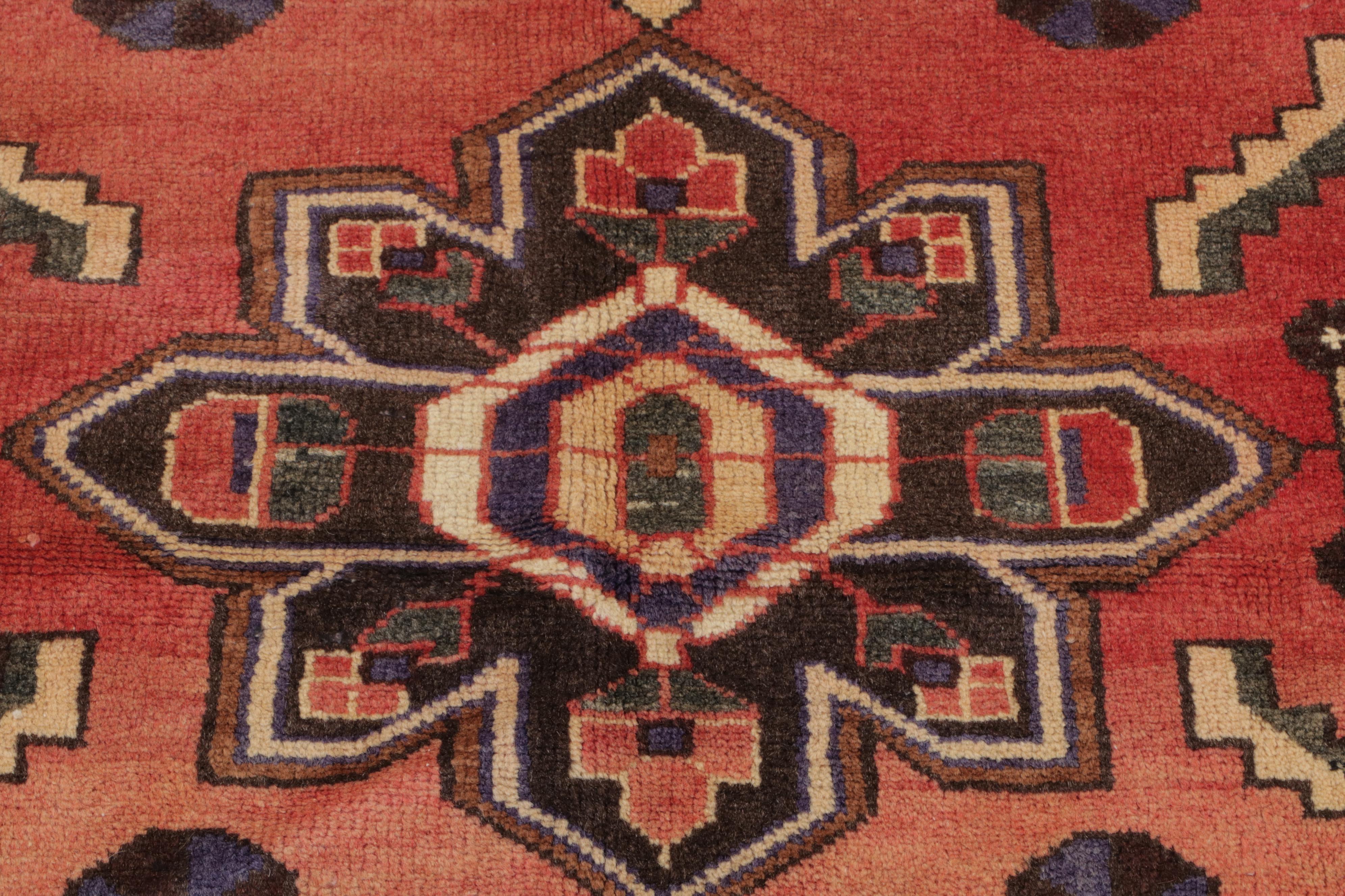 4'6 x 6'11 Hand-Knotted Persian Hamadan Area Rug