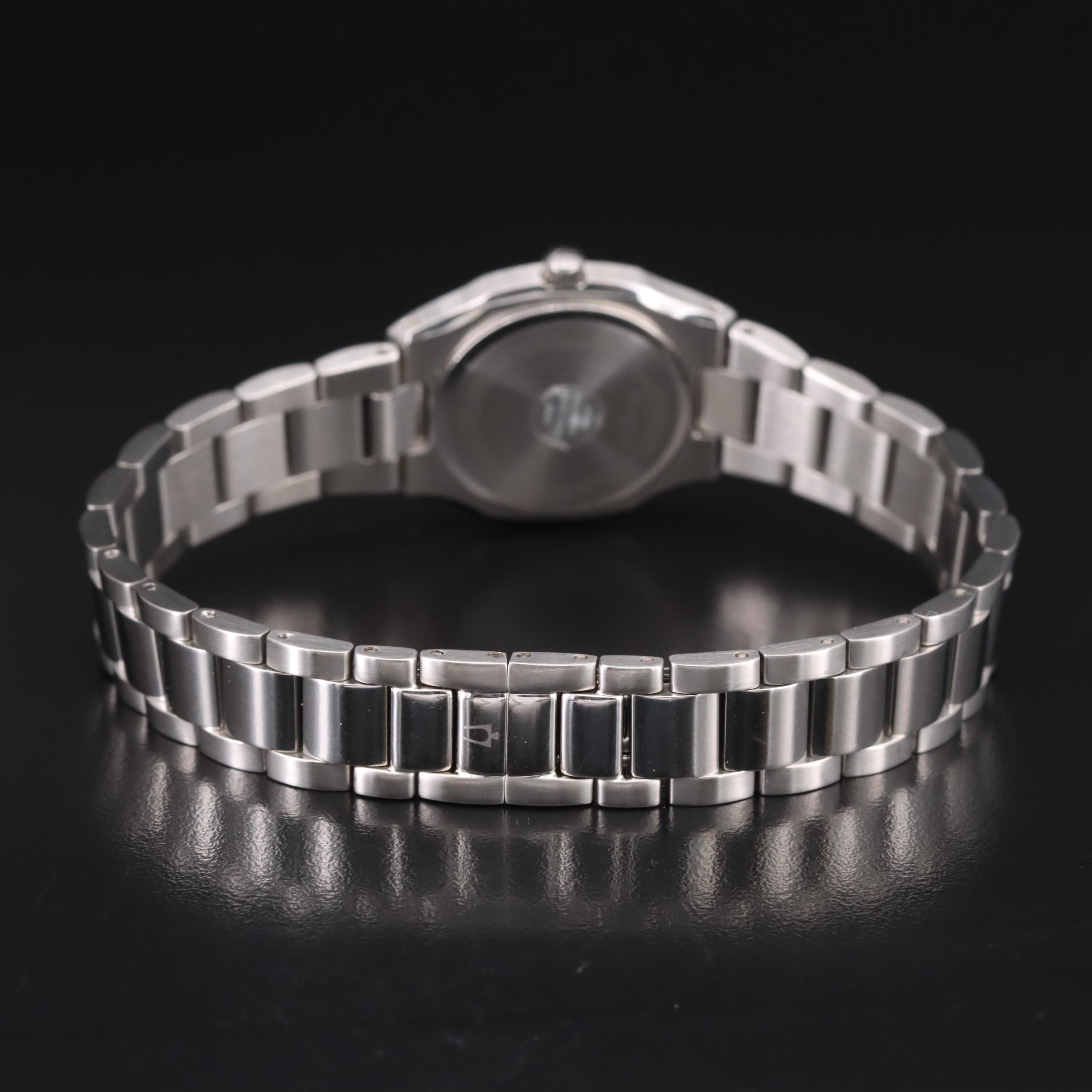 Bulova Diamond Bezel Quartz Watch