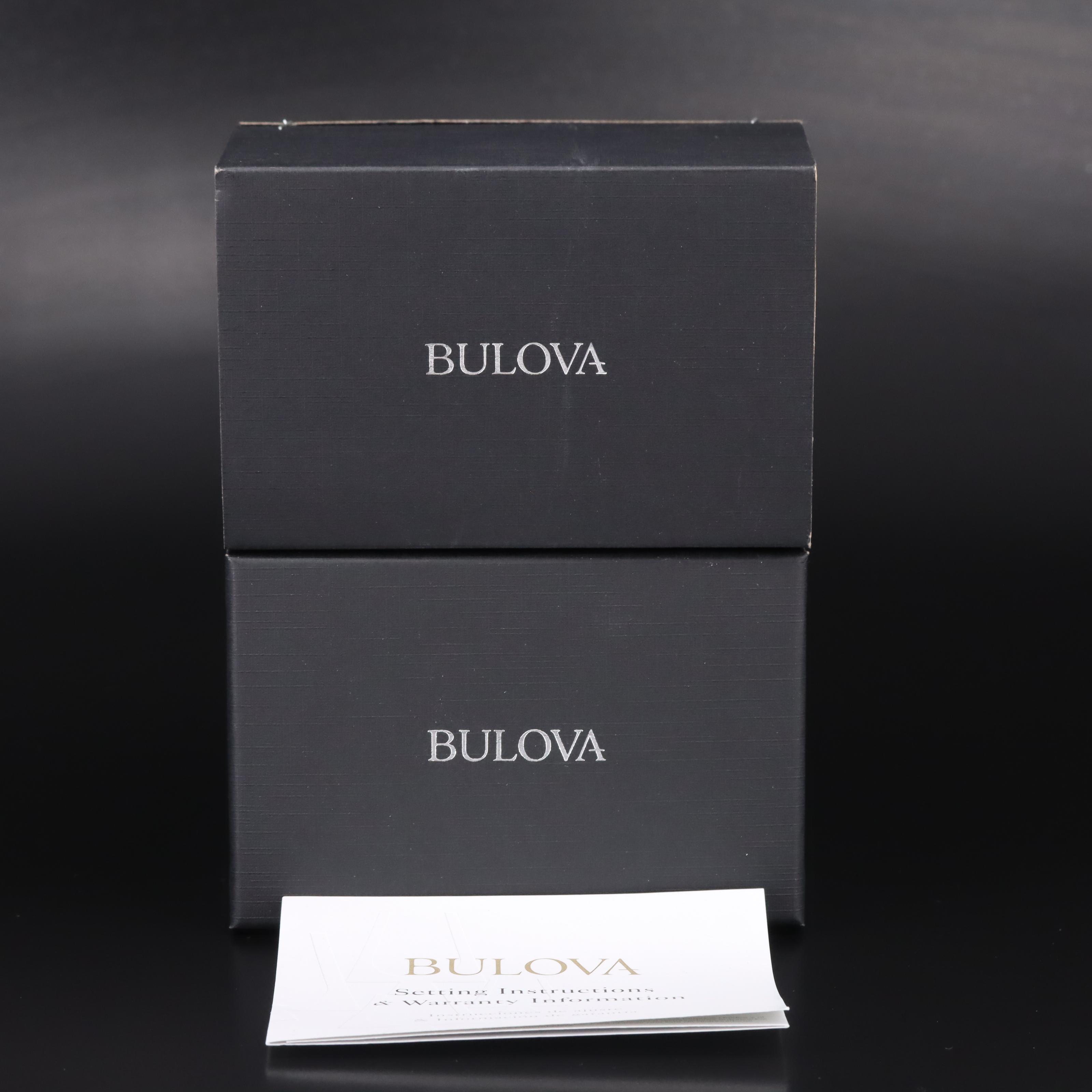 Bulova Diamond Bezel Quartz Watch
