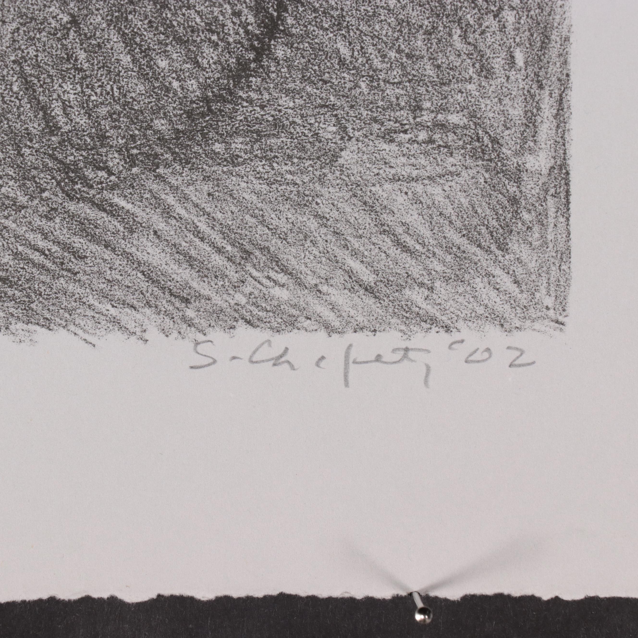 Sidney Chafetz Lithograph "Brothers," 2002