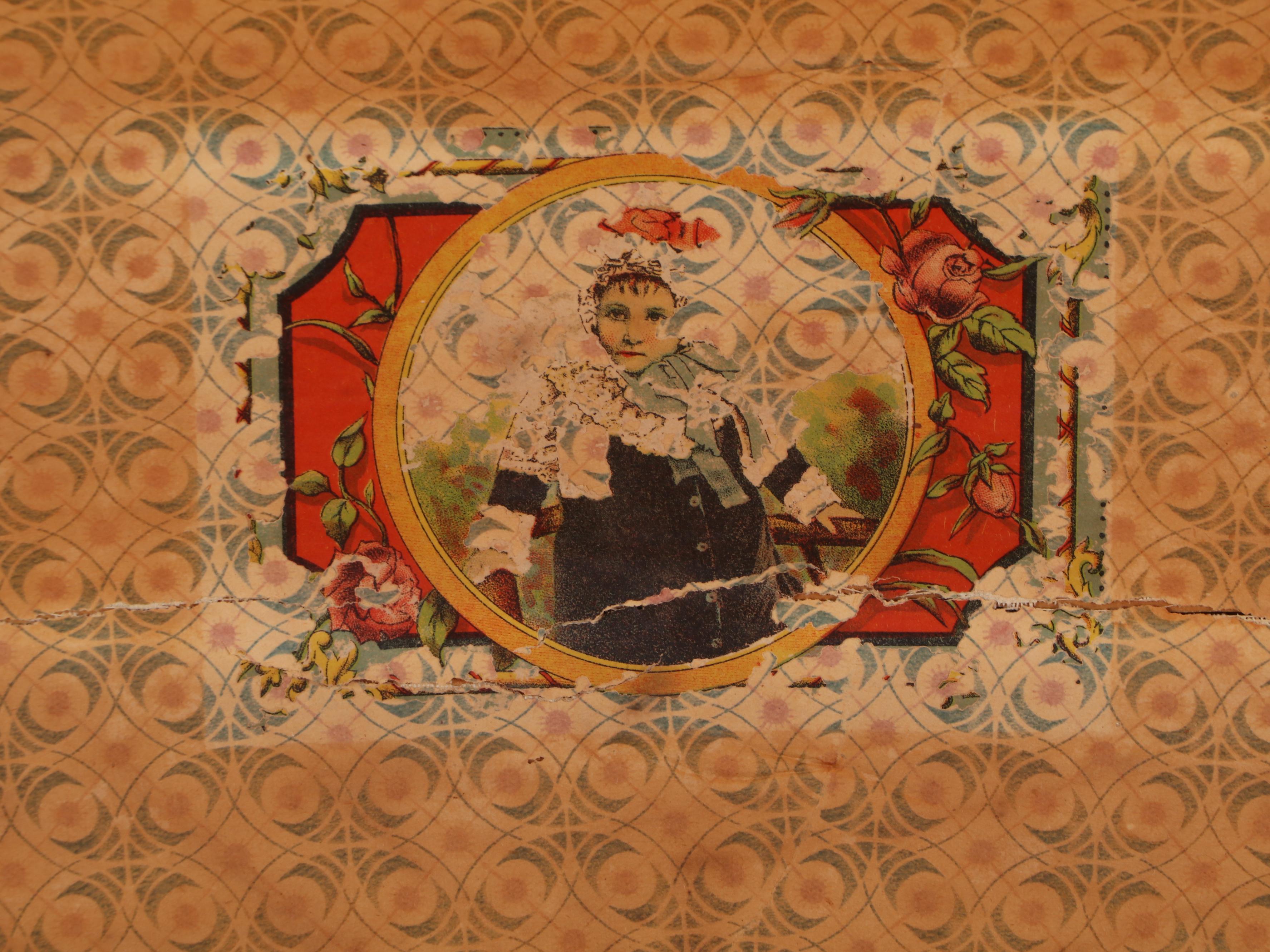 Victorian Painted Metal-Clad Travel Trunk, Circa 1900