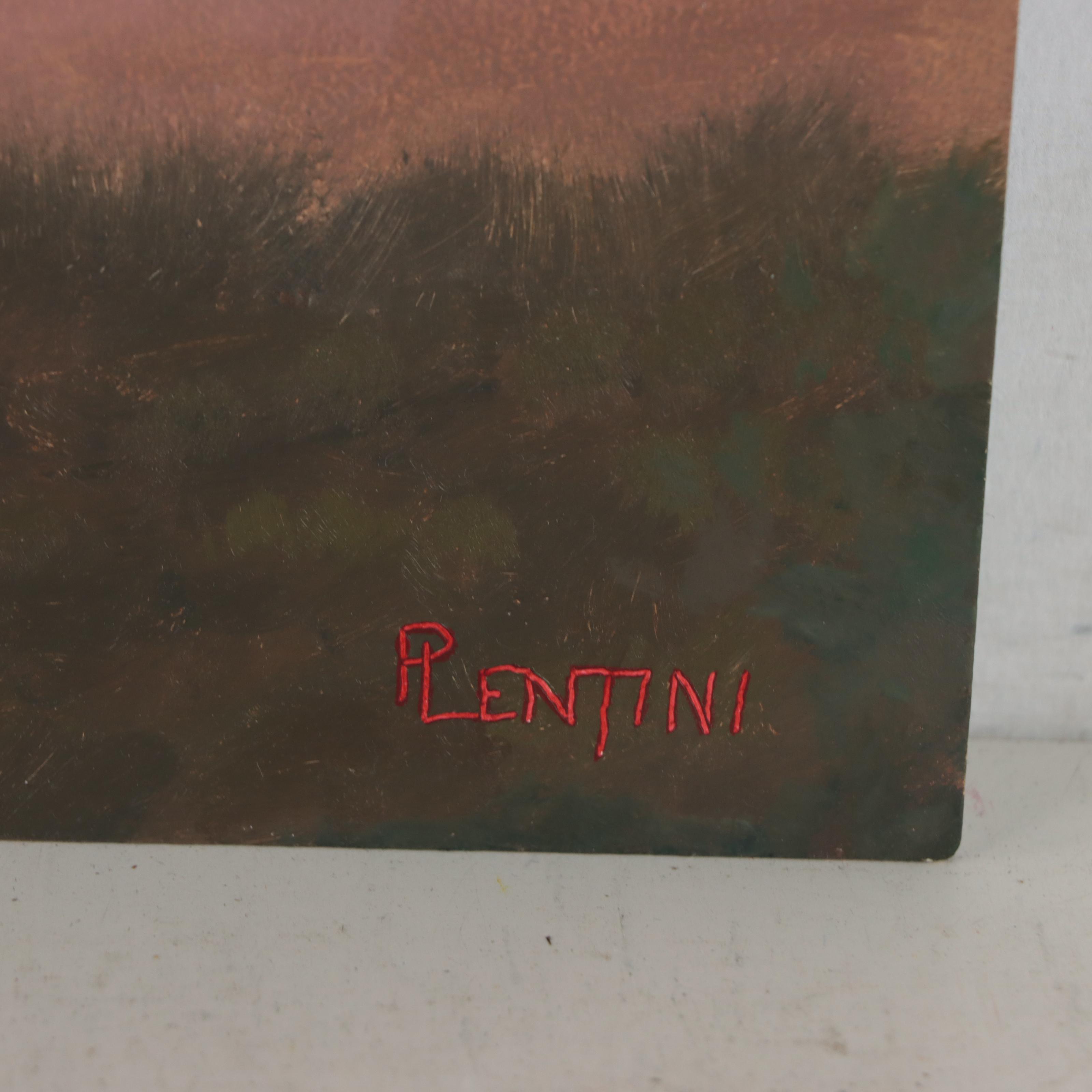 Peter Lentini Oil Painting "Early Morning Slough," 21st Century