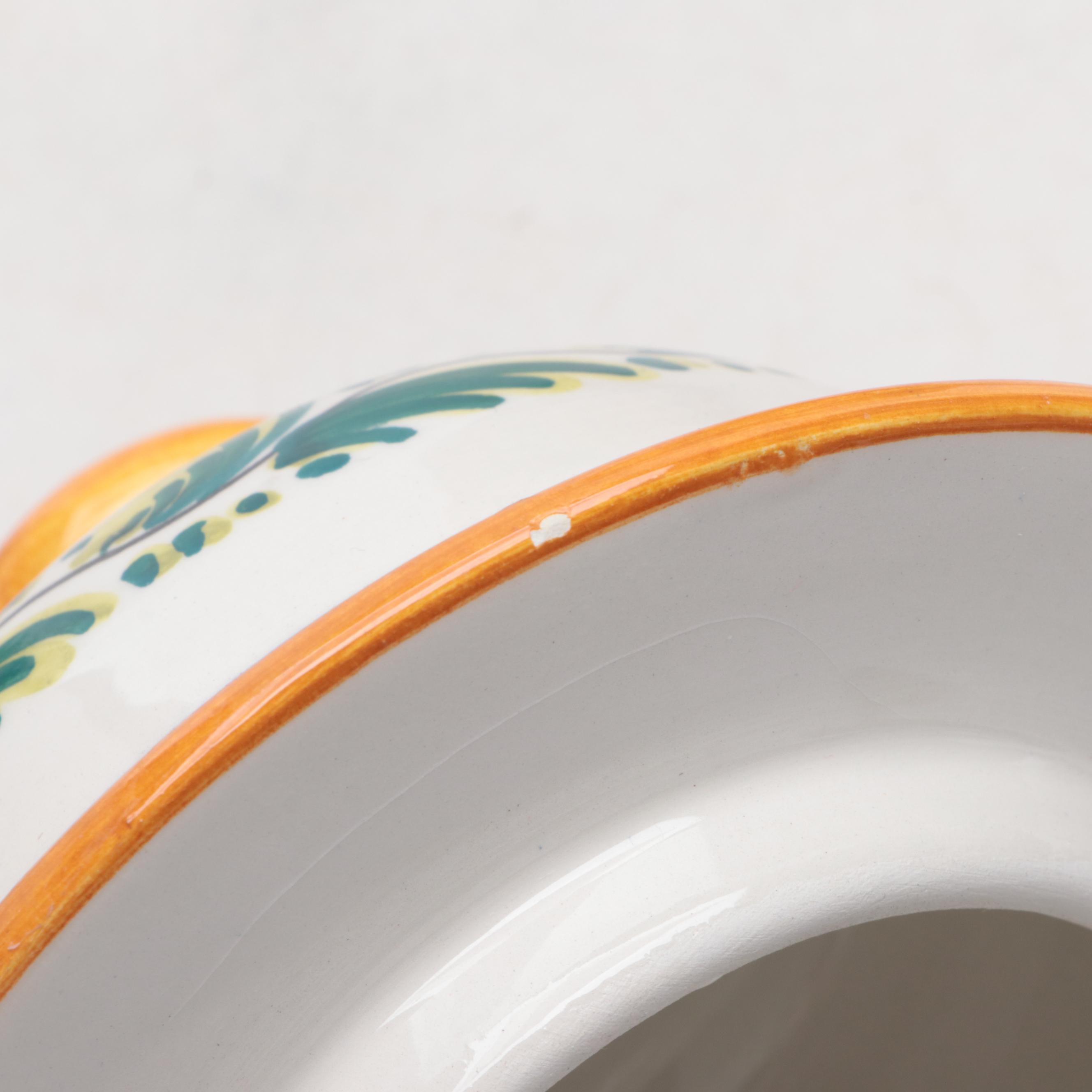 Vietri "Disappearing Grape" Plates with Other Italian Cookie Jar and More