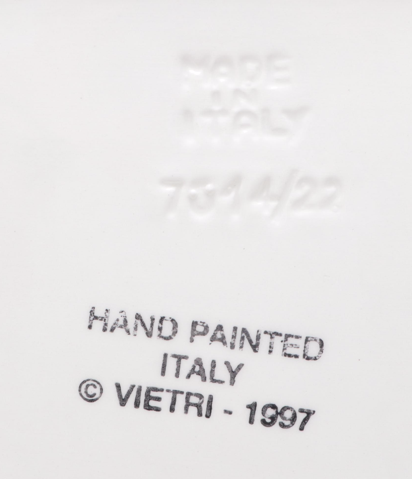 Vietri "Disappearing Grape" Plates with Other Italian Cookie Jar and More