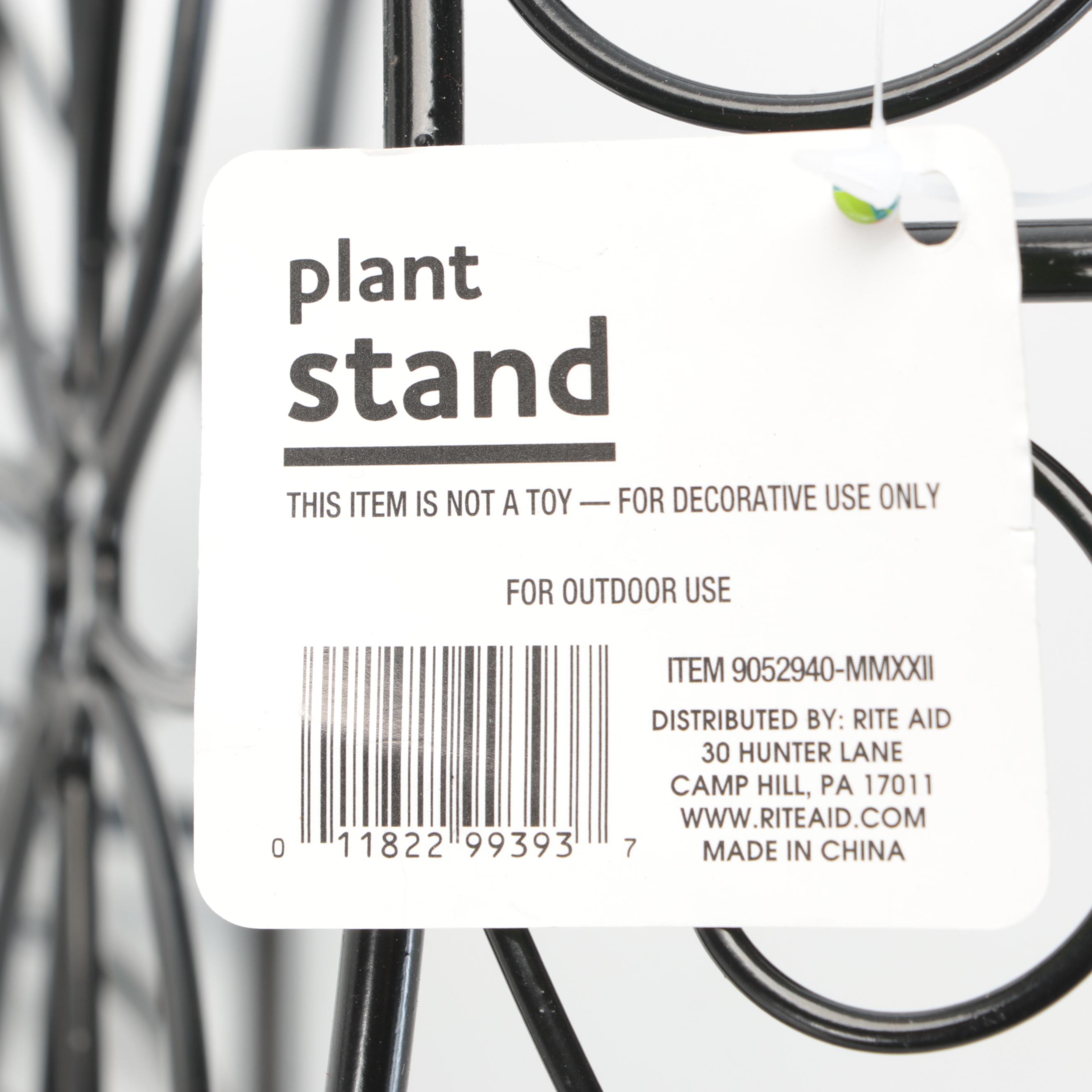 Scrolled Metal Plant Stands