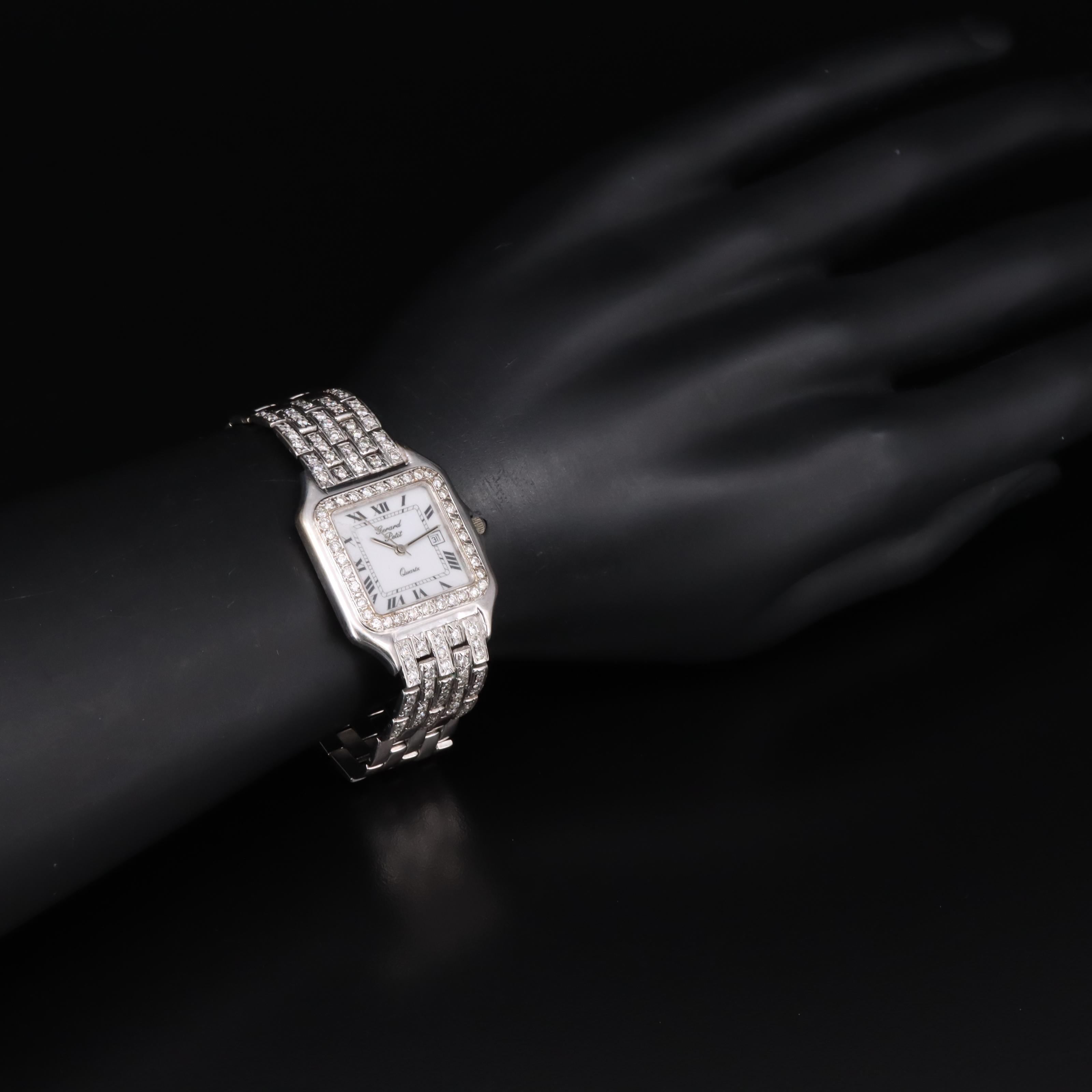 Gerard Petit 14K 2.39 CTW Diamond Watch