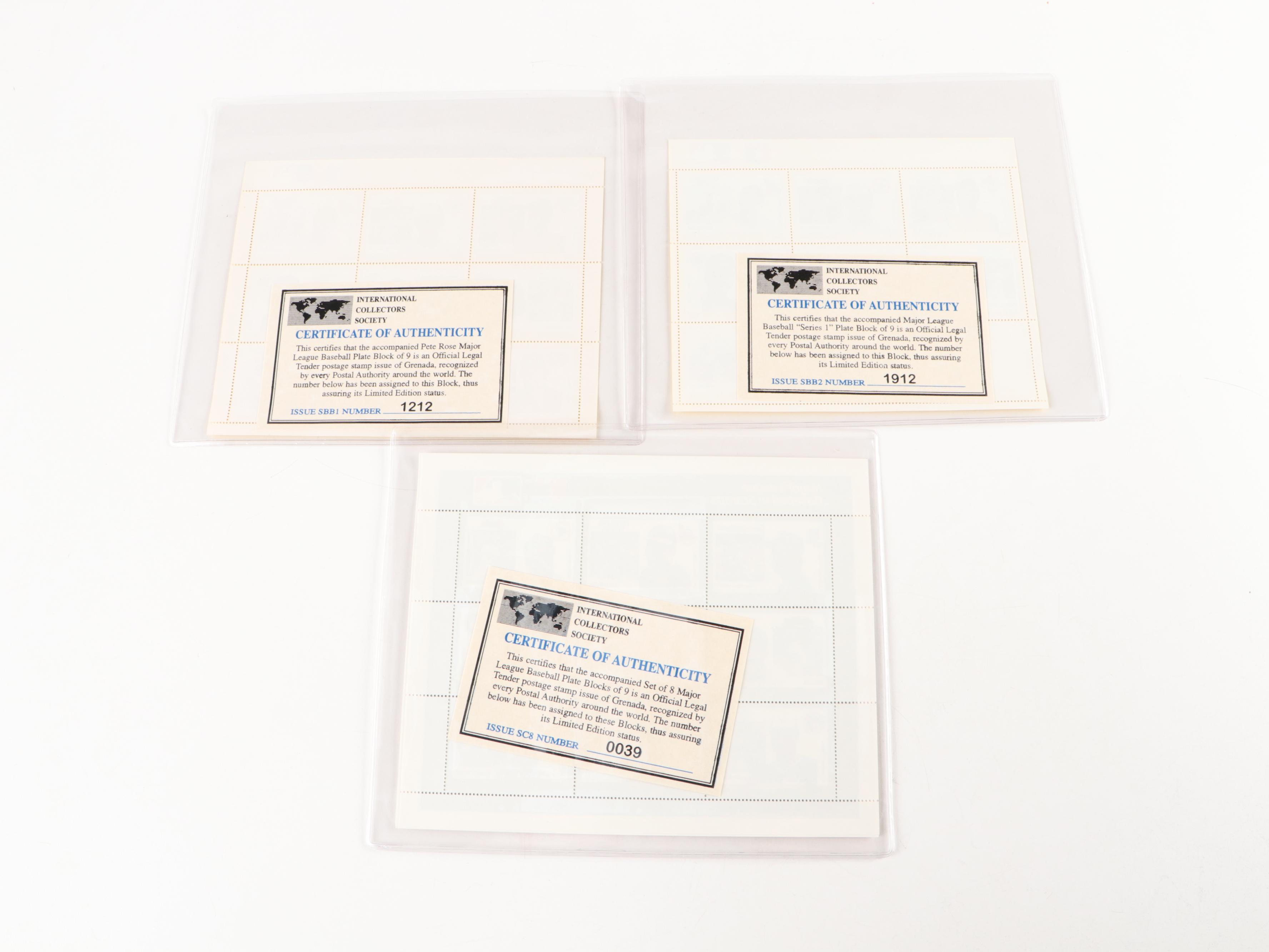 1949 Bowman Reprints with More Baseball Cards, and Pete Rose Signed Giclée