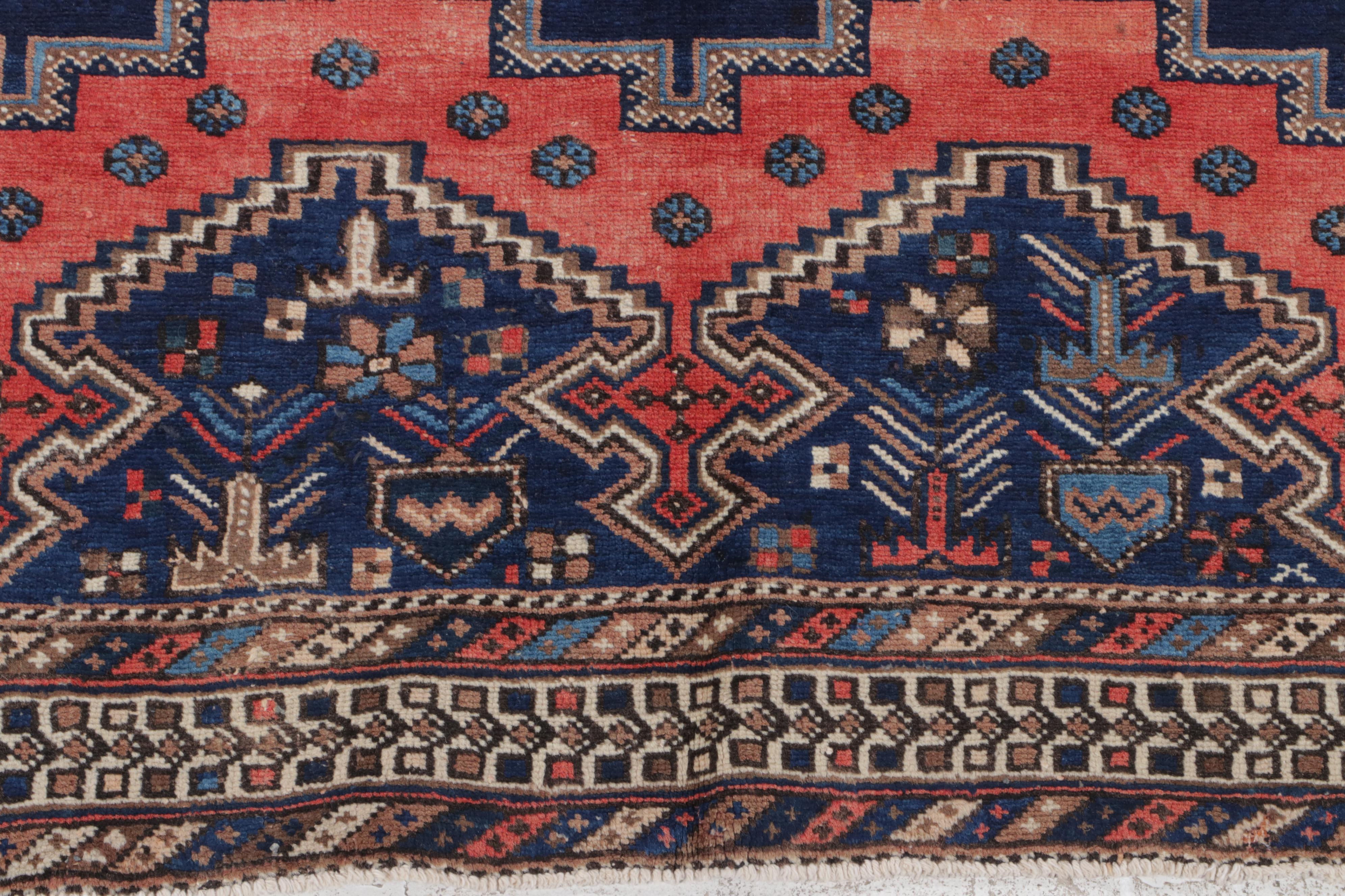 5'2 x 6'7 Hand-Knotted Persian Afshar Area Rug