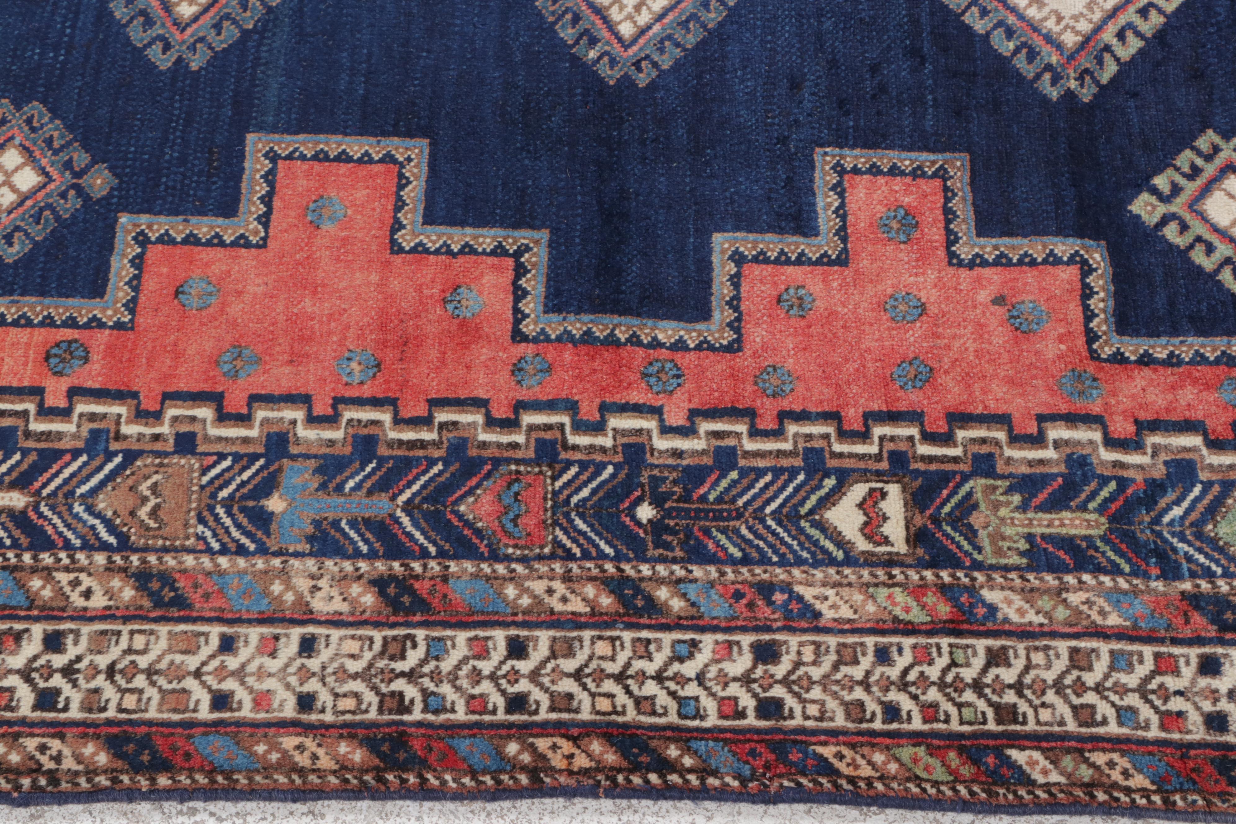 5'2 x 6'7 Hand-Knotted Persian Afshar Area Rug