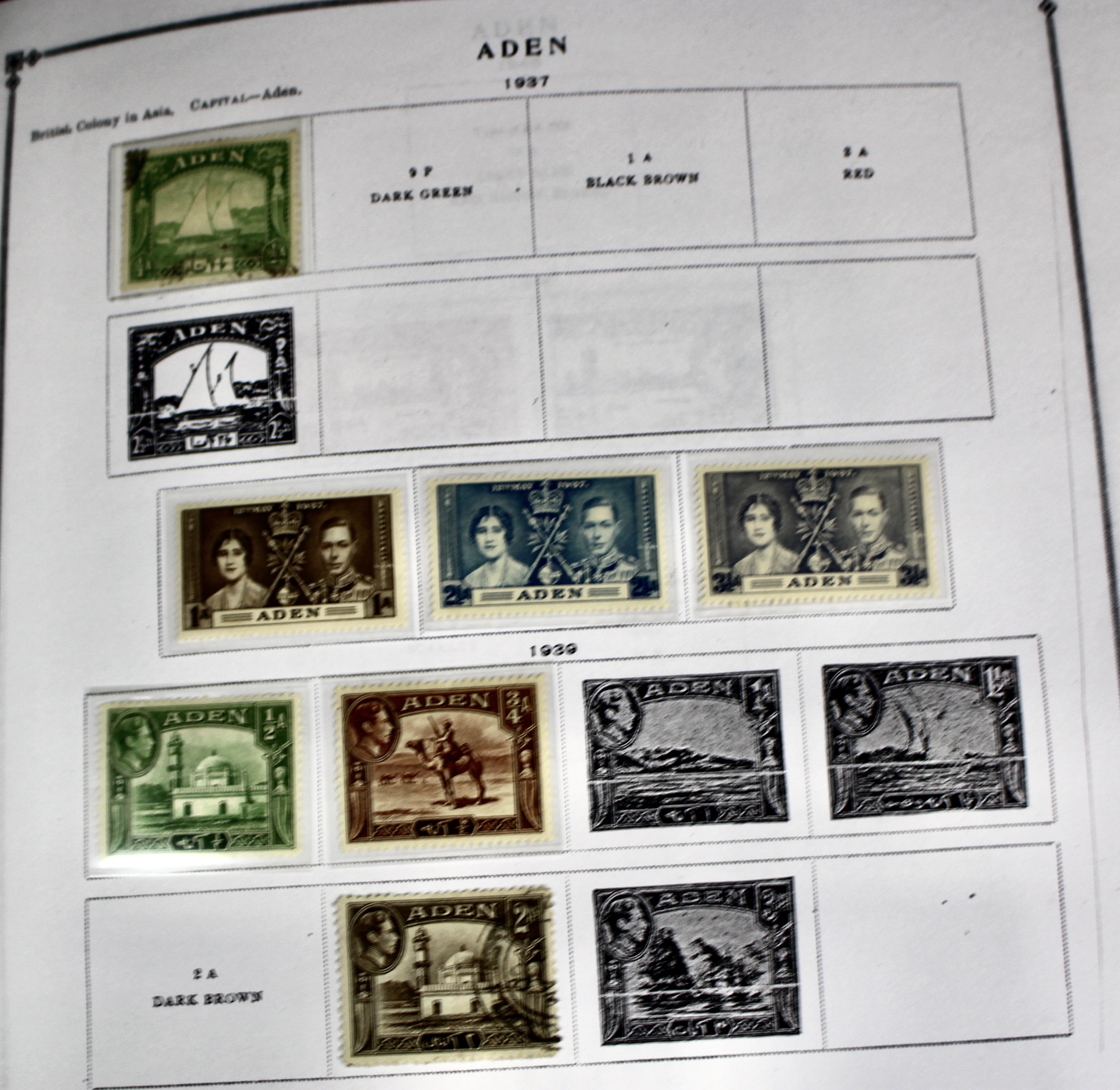Scott's International Postage Stamp Album 1840-1949, Abyssinia through France