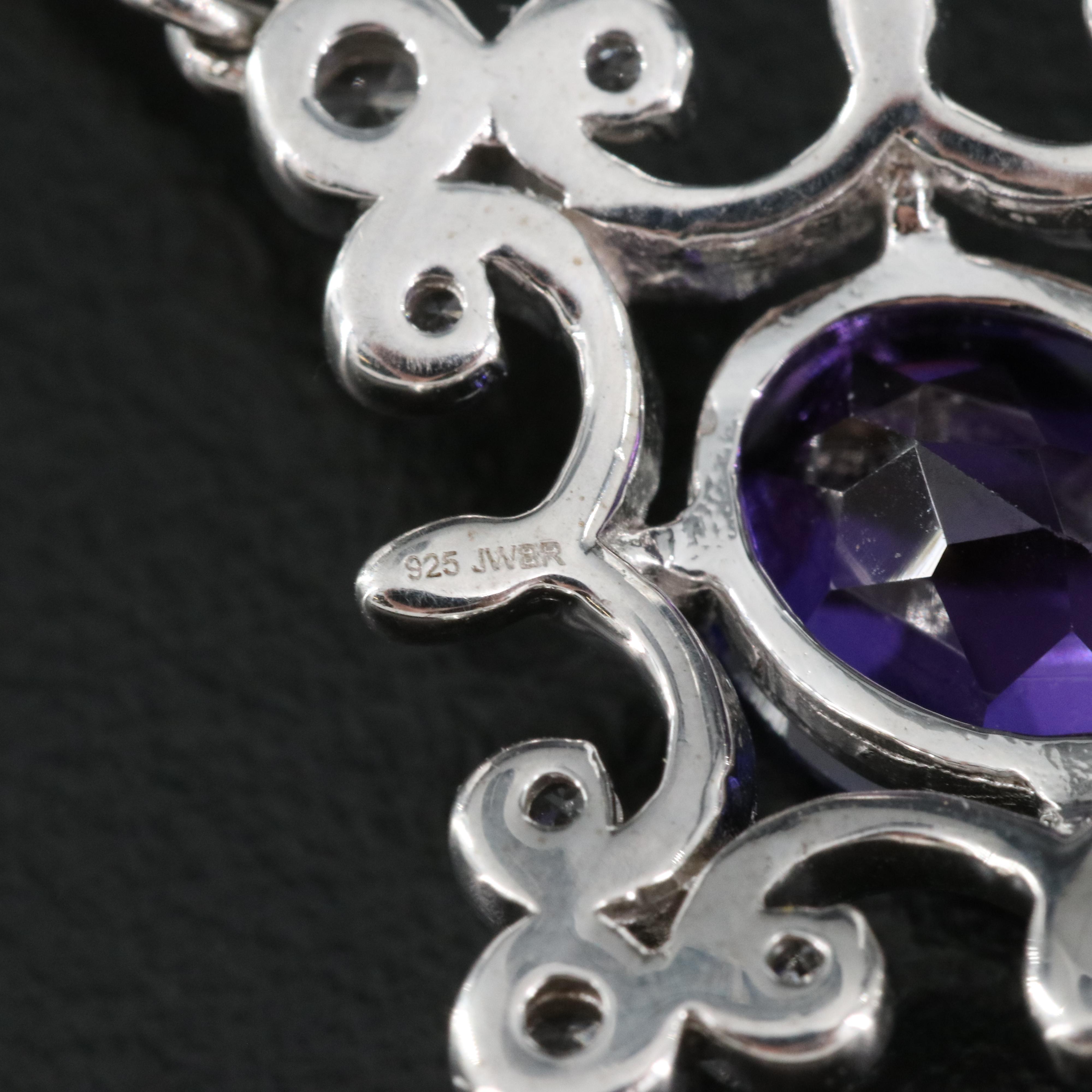 Sterling Sapphire Earrings