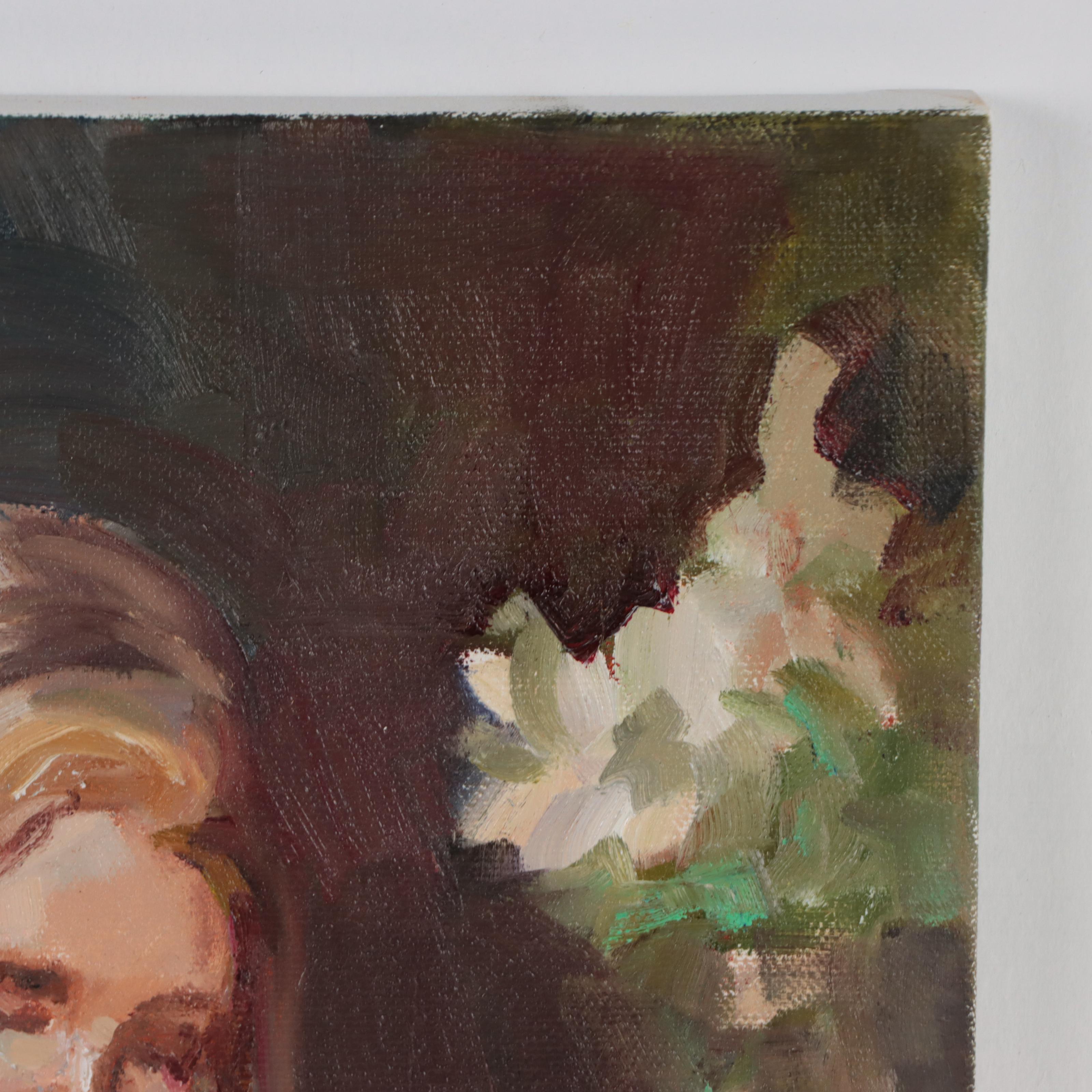 Sally Rosenbaum Figural Oil Painting, 21st Century