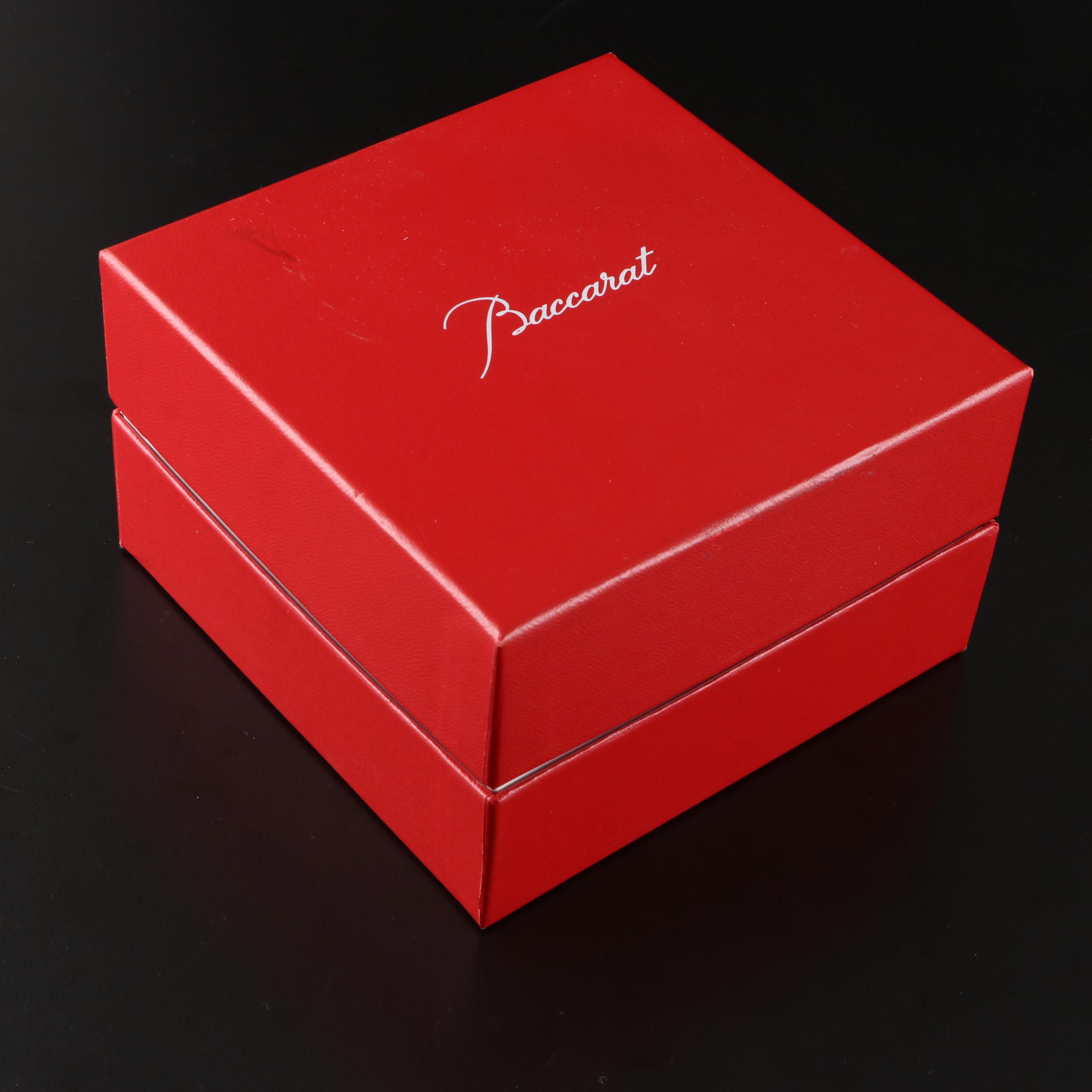 Baccarat "Angel with Arms Folded" Figurine and "Three Hearts" Paperweight