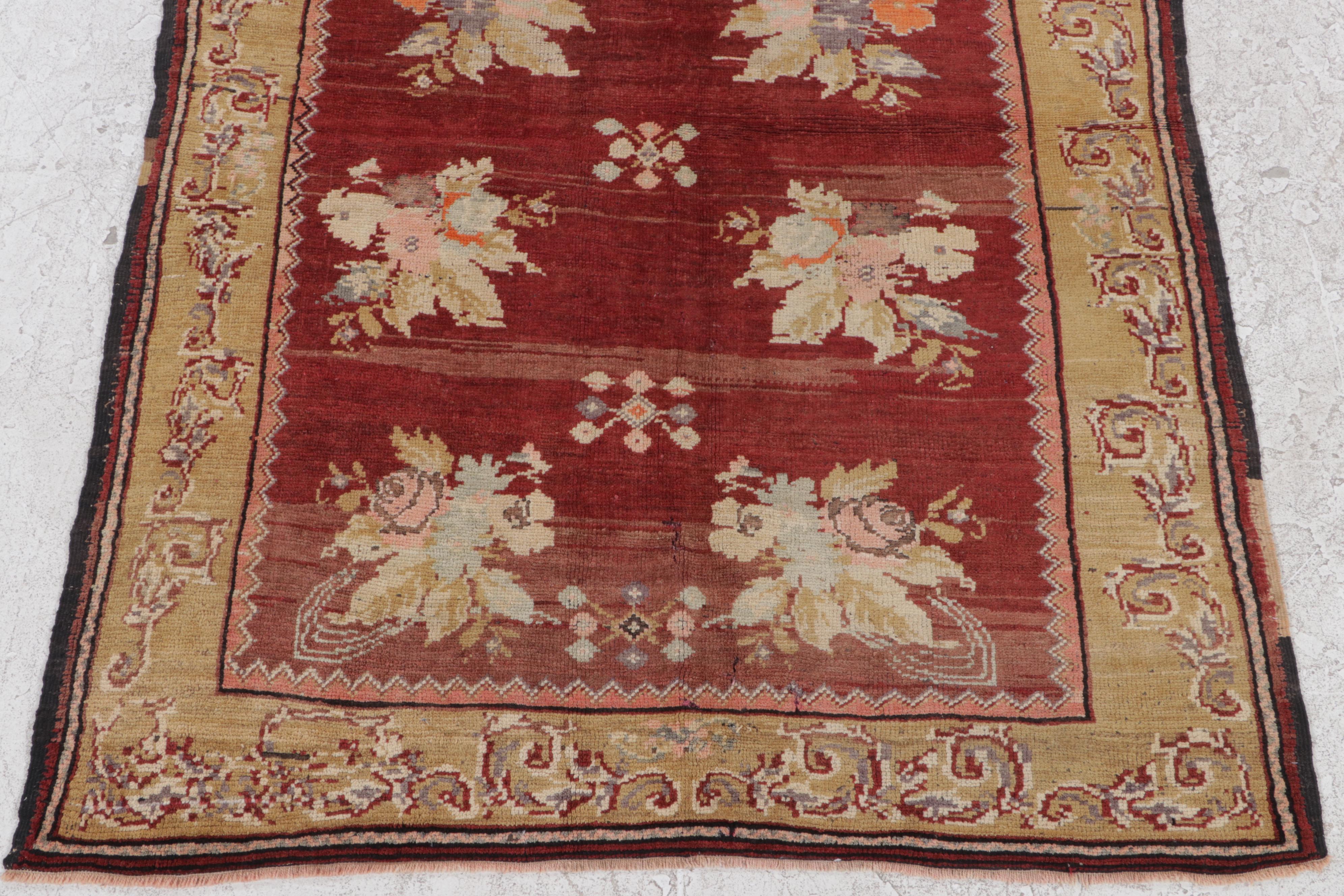 5' x 7'1 Hand-Knotted Turkish Karabağ Area Rug