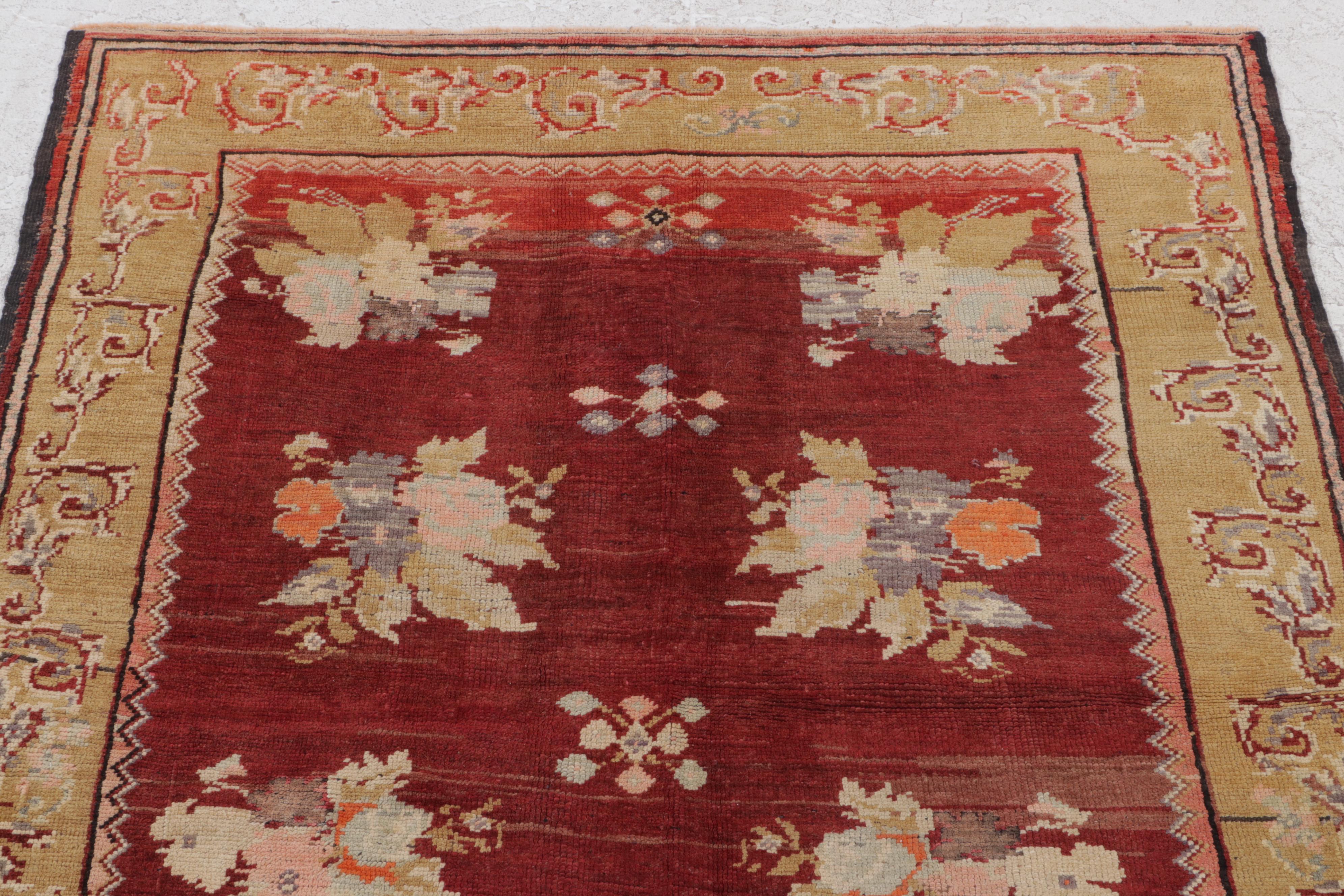 5' x 7'1 Hand-Knotted Turkish Karabağ Area Rug