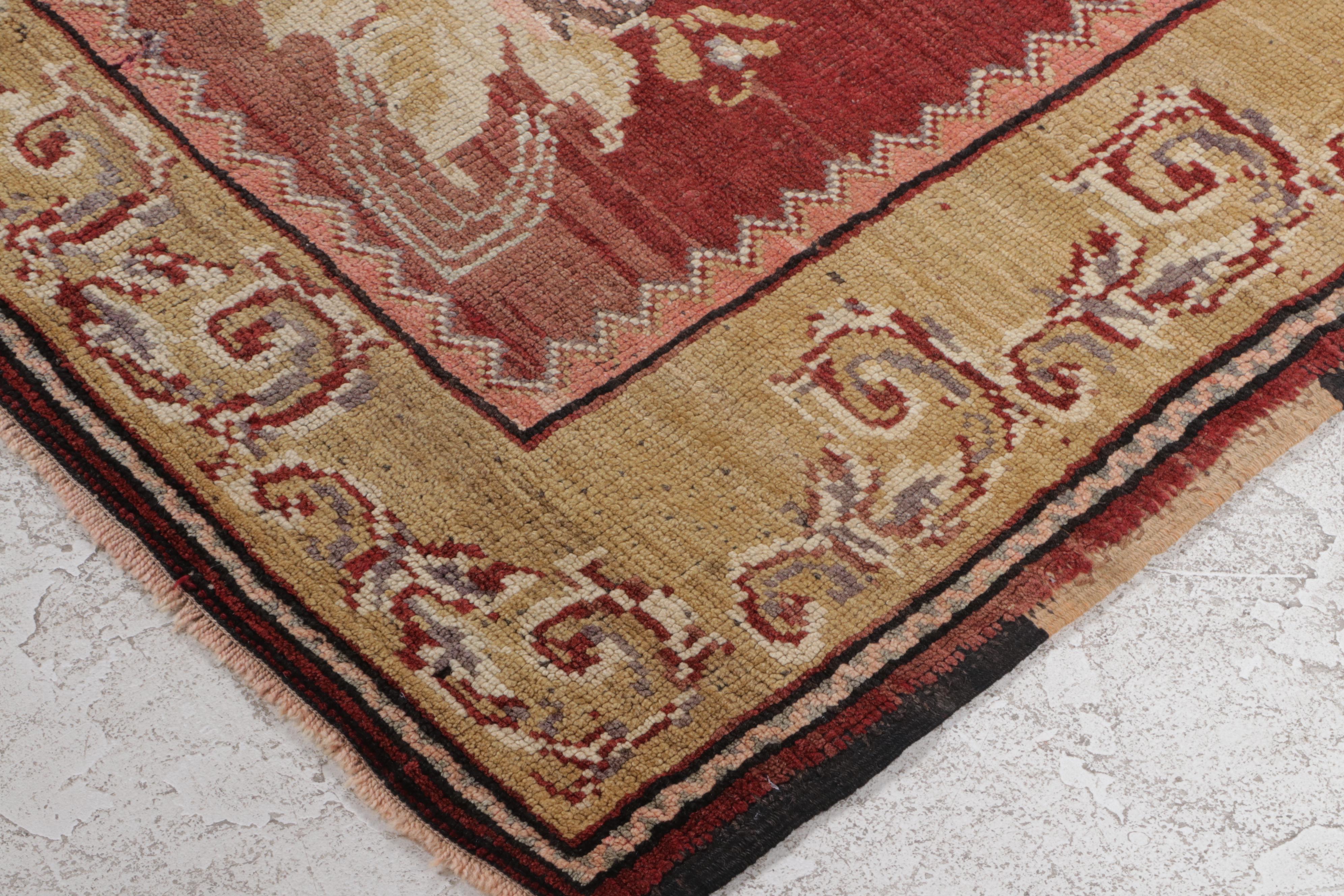 5' x 7'1 Hand-Knotted Turkish Karabağ Area Rug