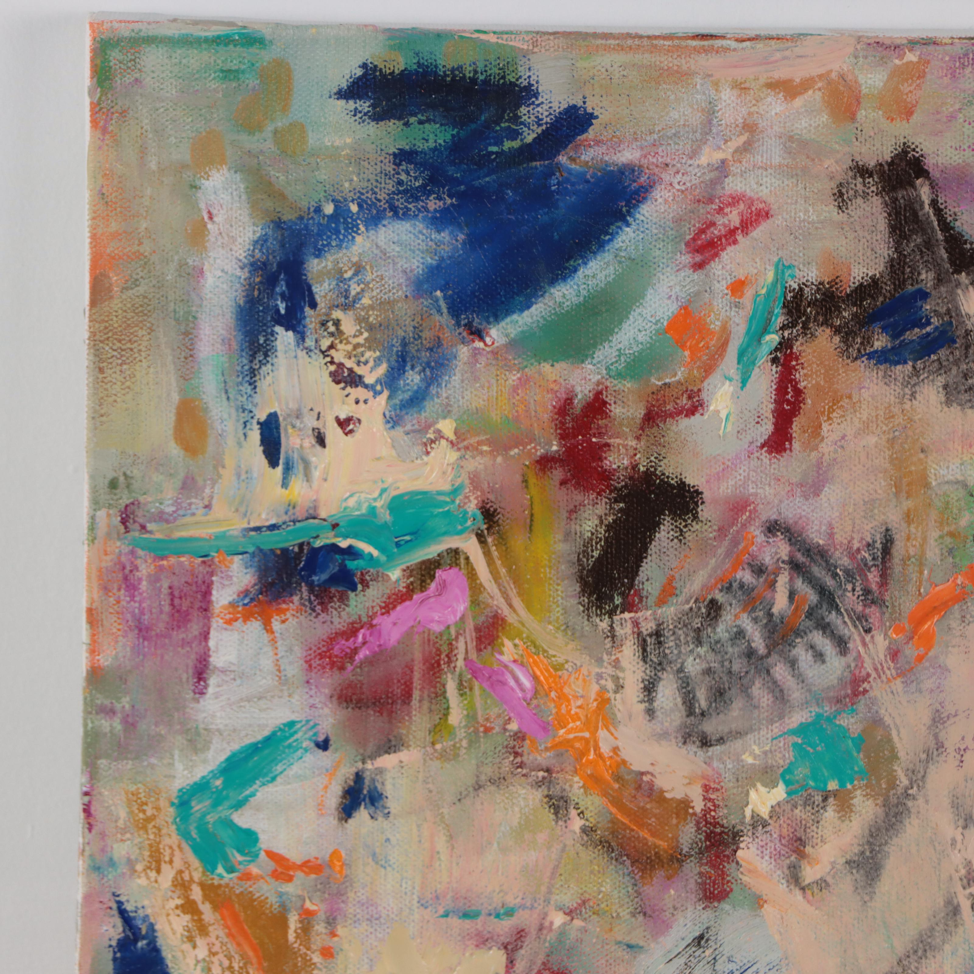 Sally Rosenbaum Abstract Oil Painting, 2023