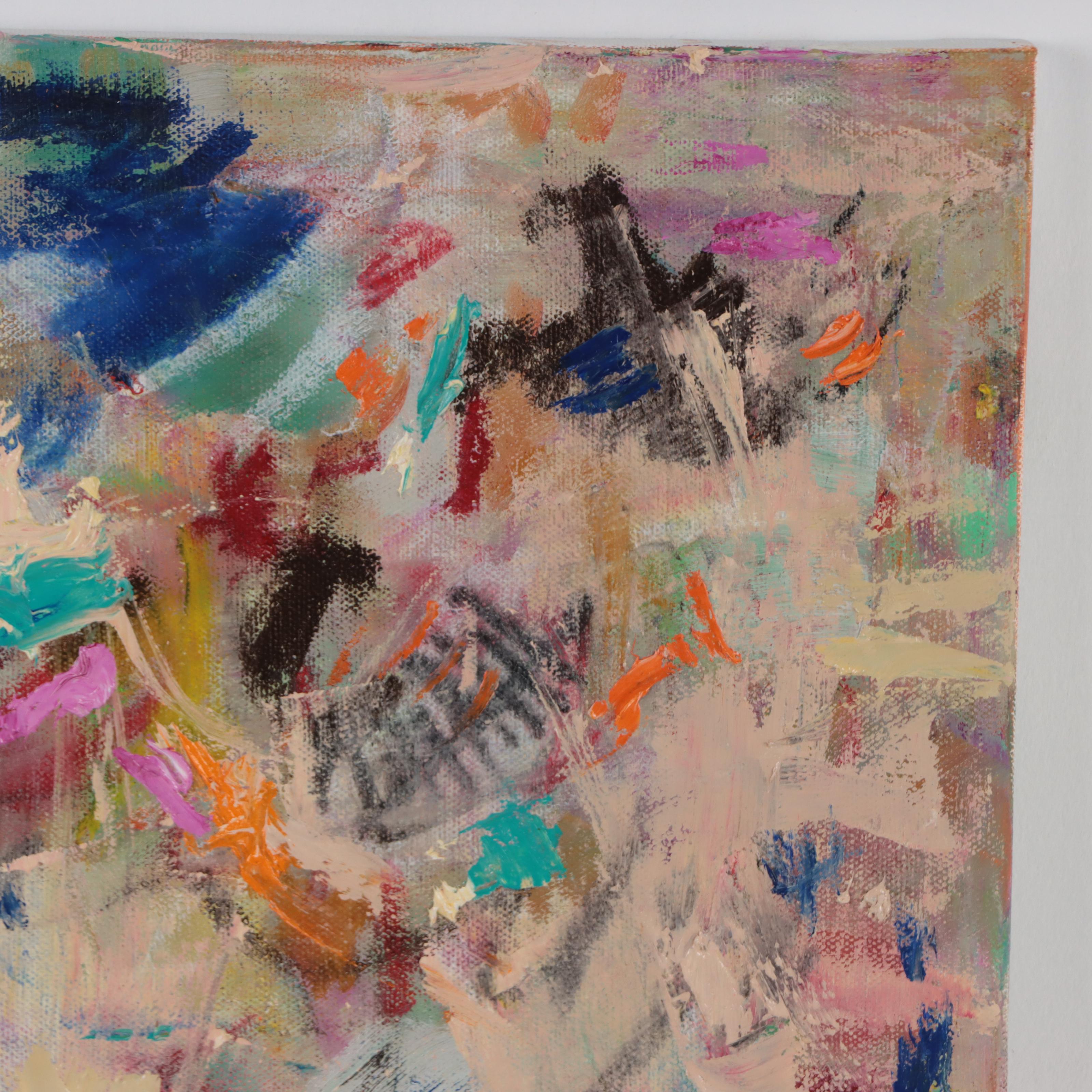 Sally Rosenbaum Abstract Oil Painting, 2023