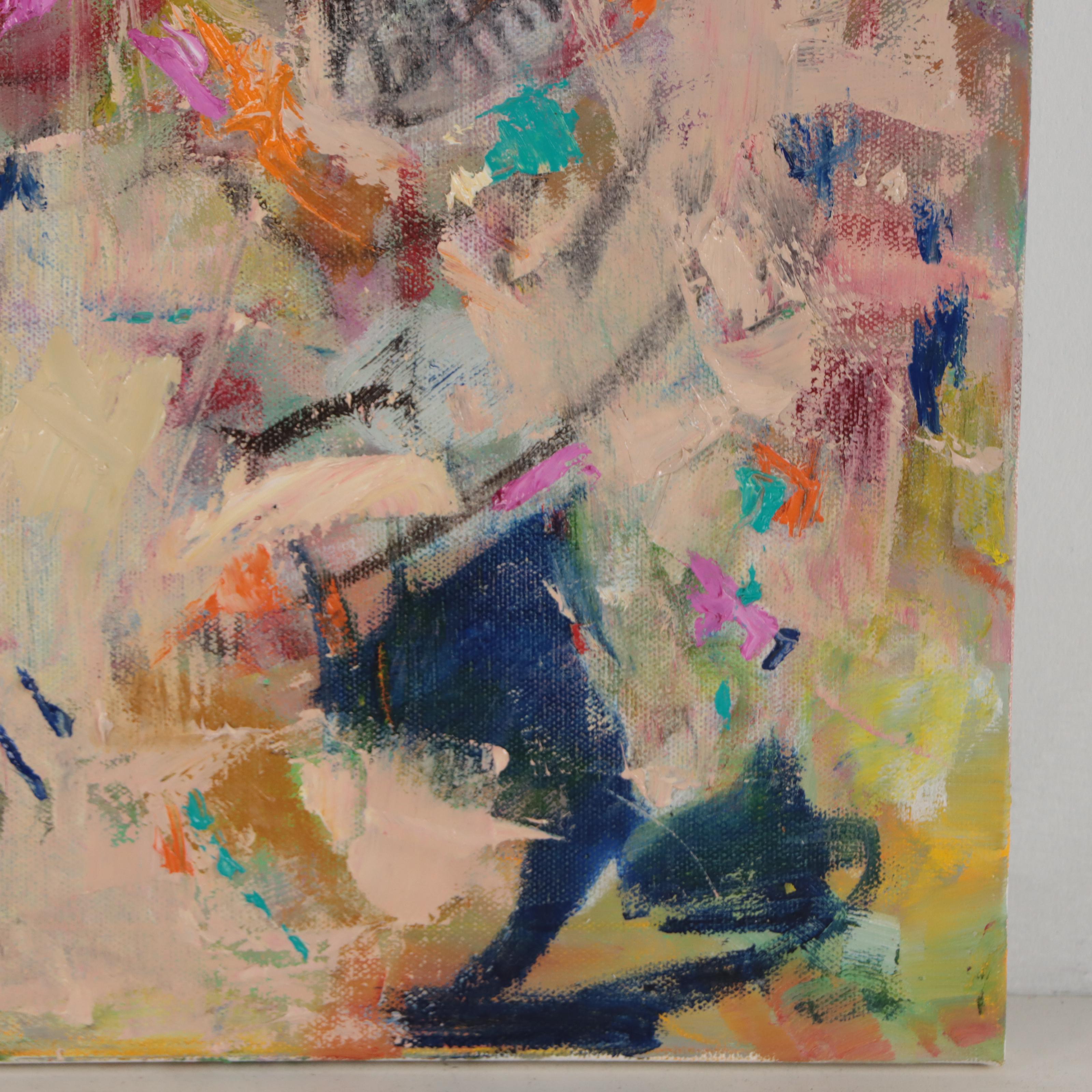 Sally Rosenbaum Abstract Oil Painting, 2023