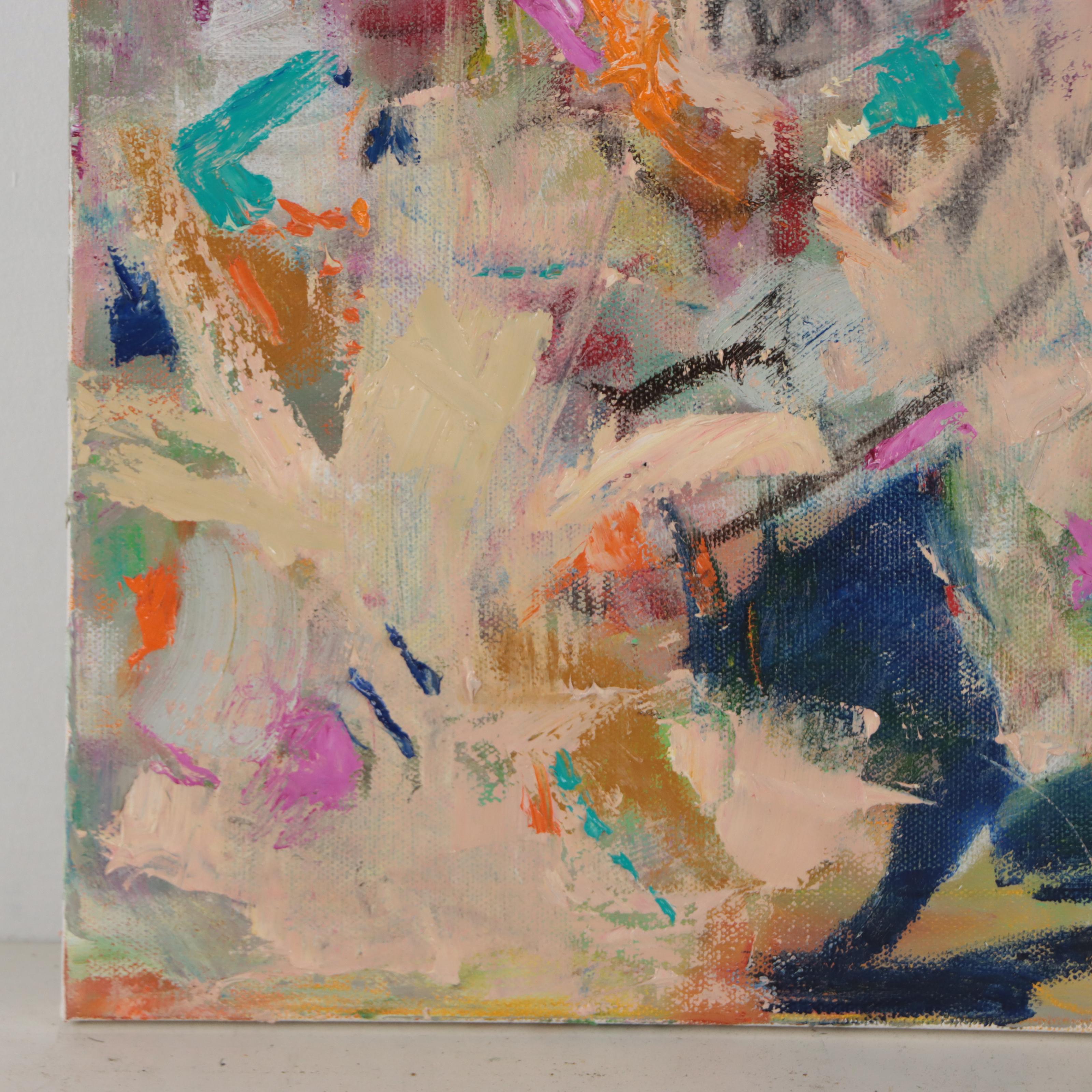 Sally Rosenbaum Abstract Oil Painting, 2023