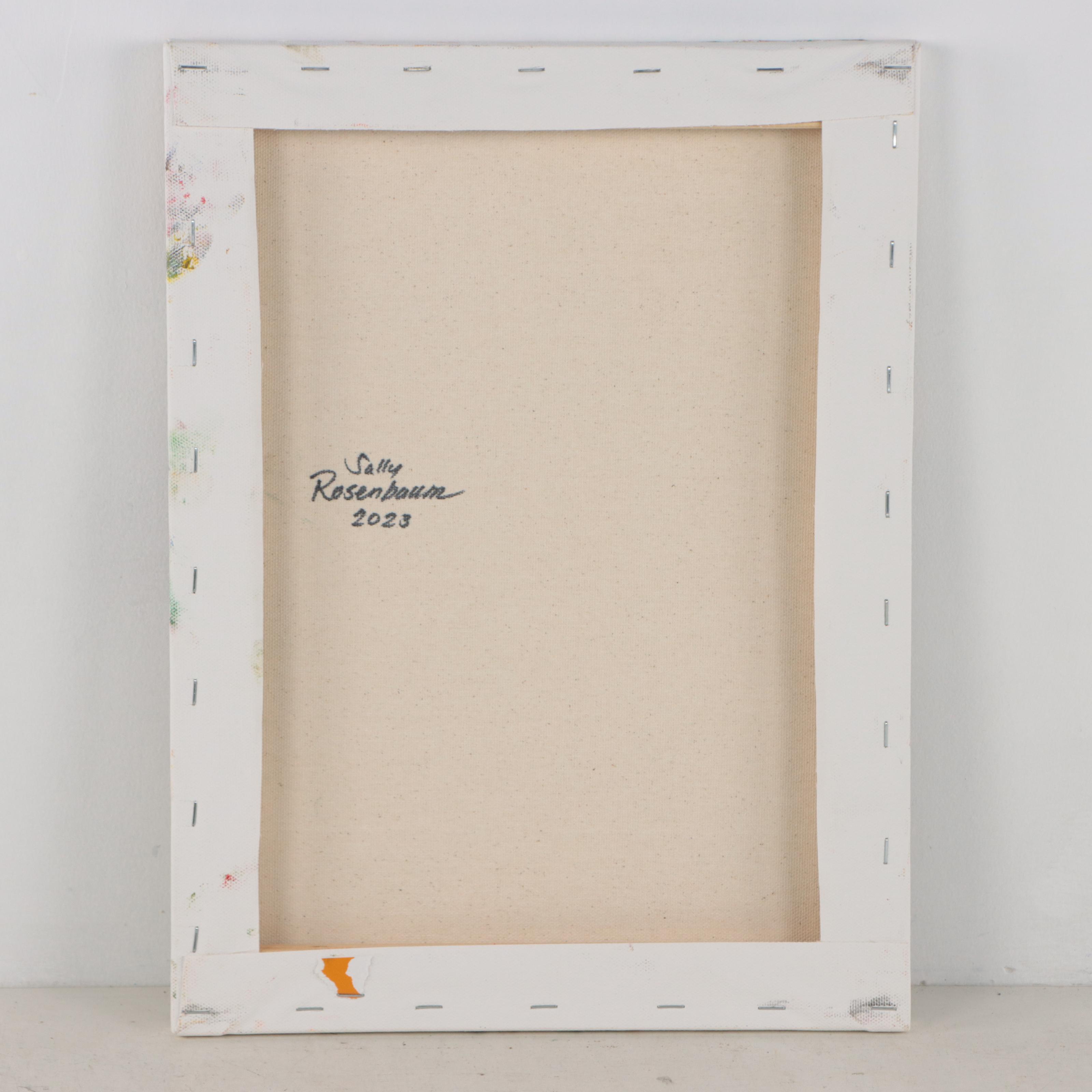 Sally Rosenbaum Abstract Oil Painting, 2023