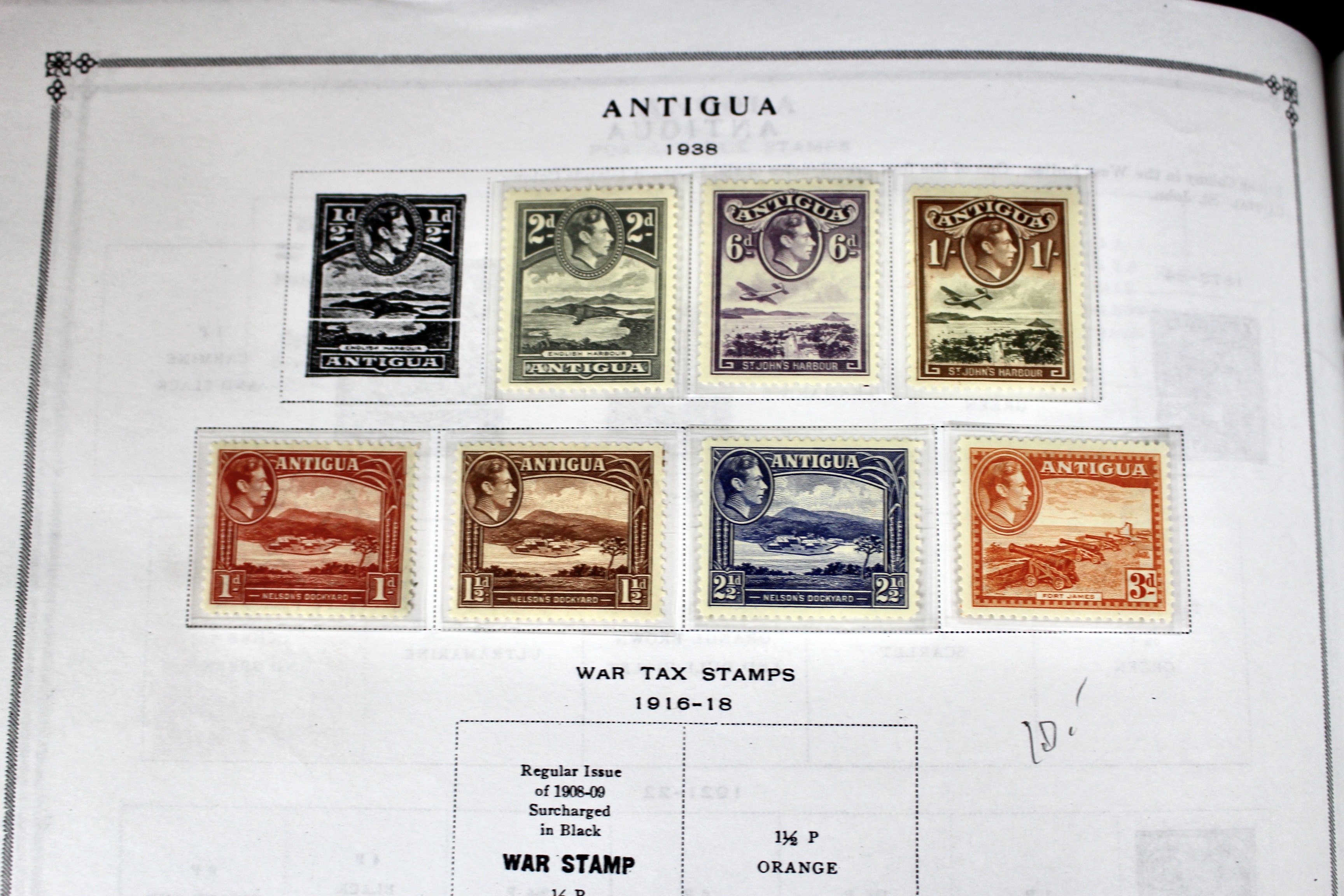 Scott's International Postage Stamp Album 1840-1949, Abyssinia through France