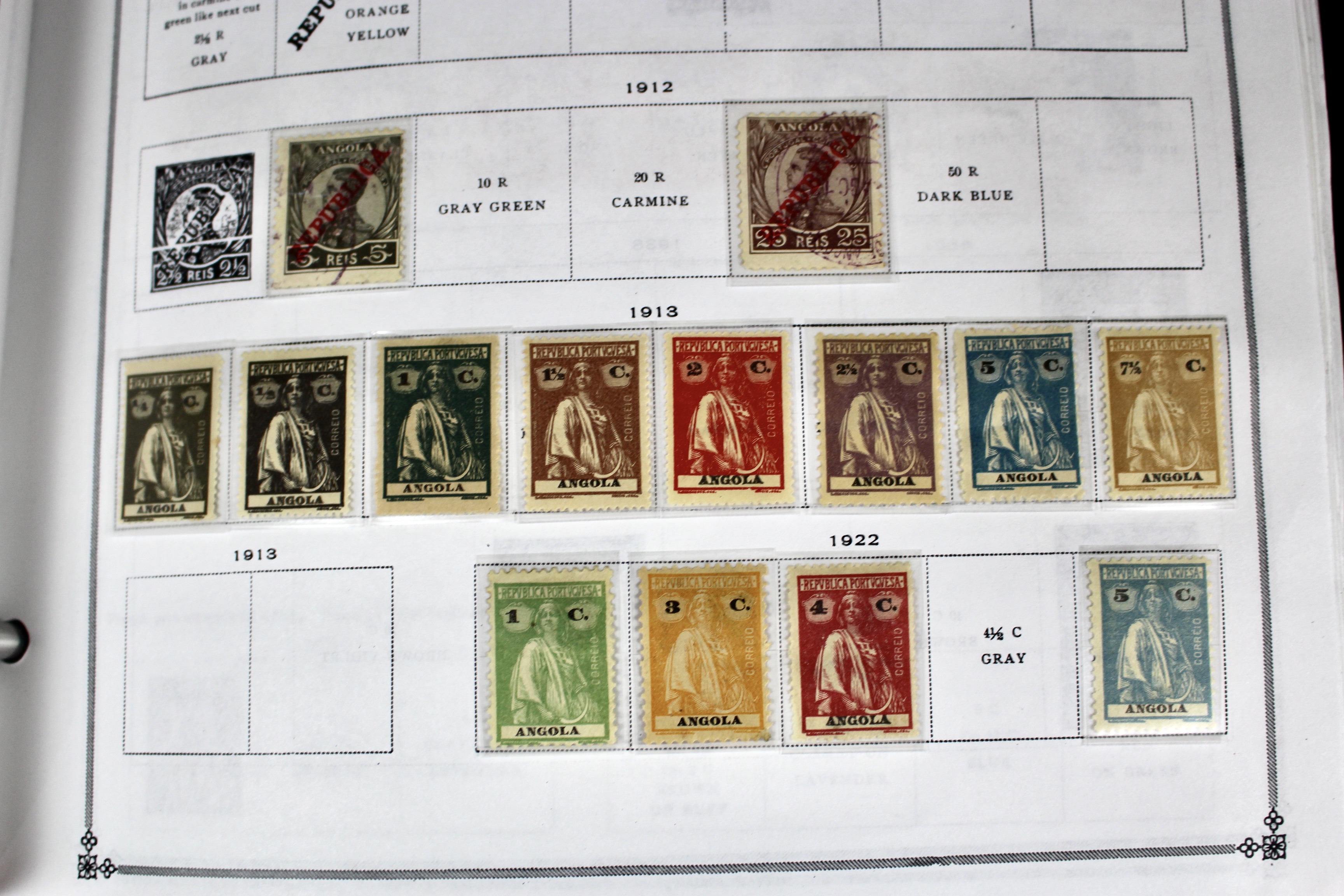 Scott's International Postage Stamp Album 1840-1949, Abyssinia through France