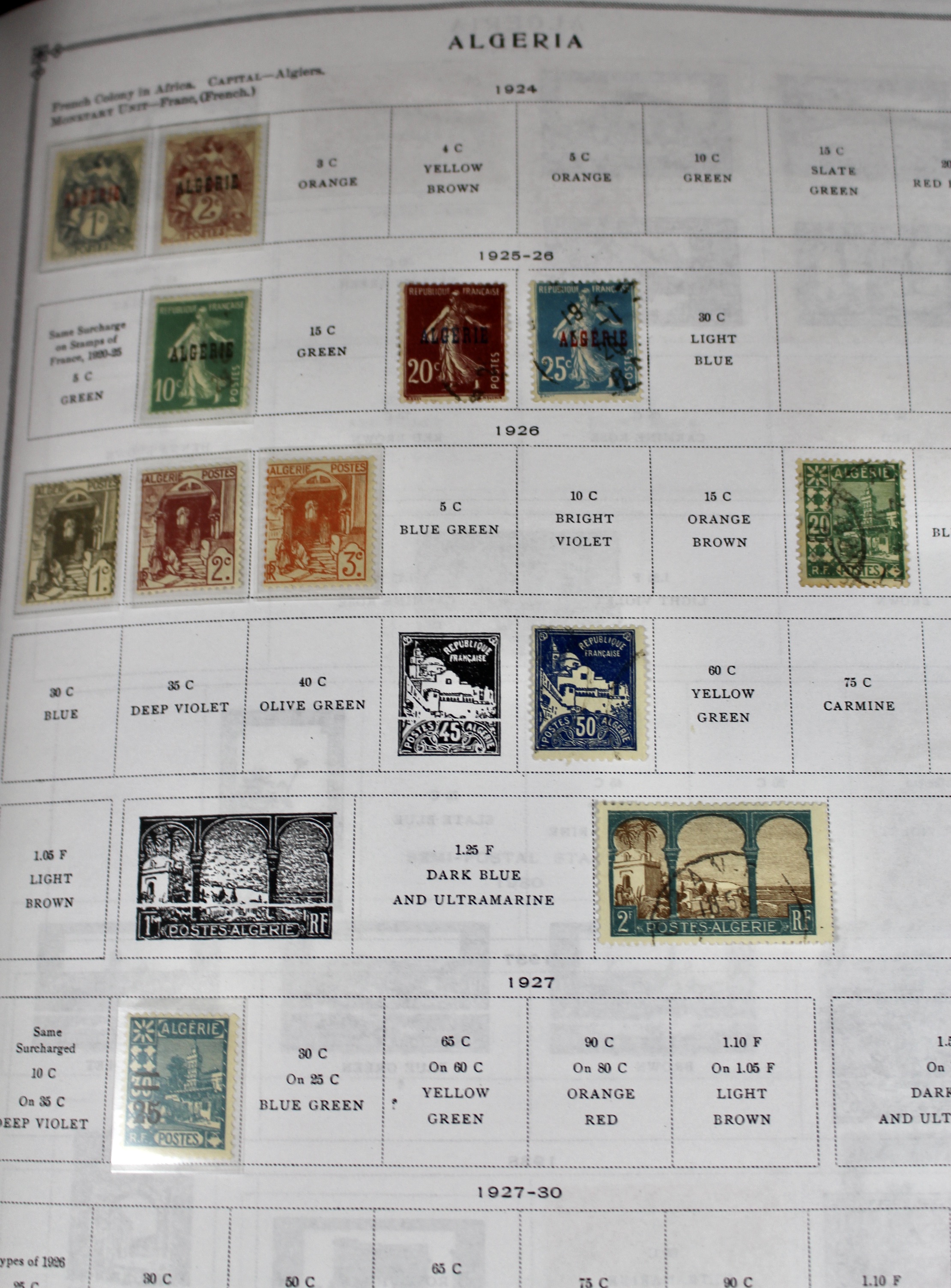 Scott's International Postage Stamp Album 1840-1949, Abyssinia through France